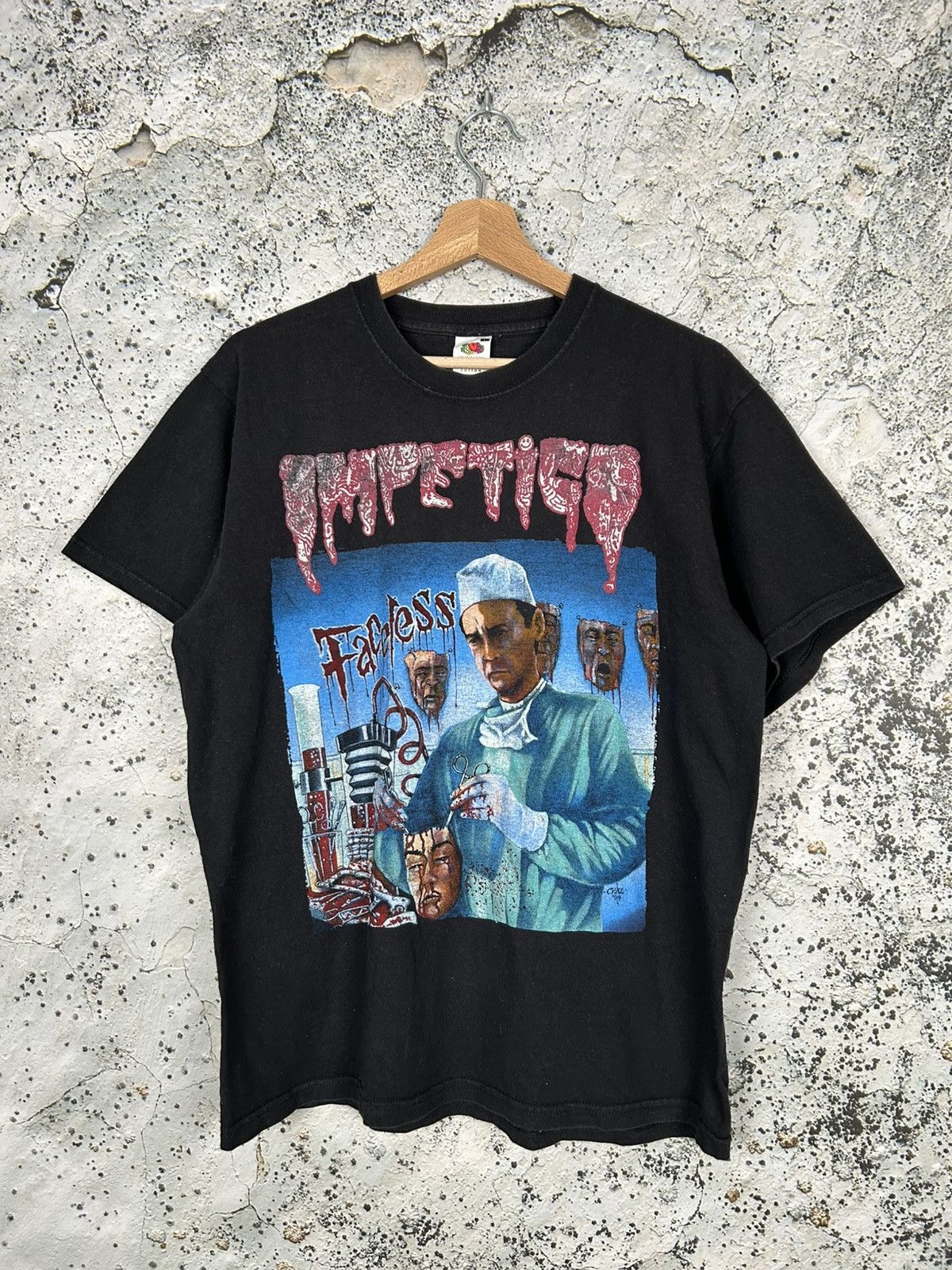 Band Tees Vintage Impetica Faceless 1999 Rock Band Tee Punk 90s Rare Size US L / EU 52-54 / 3 - 1 Thumbnail