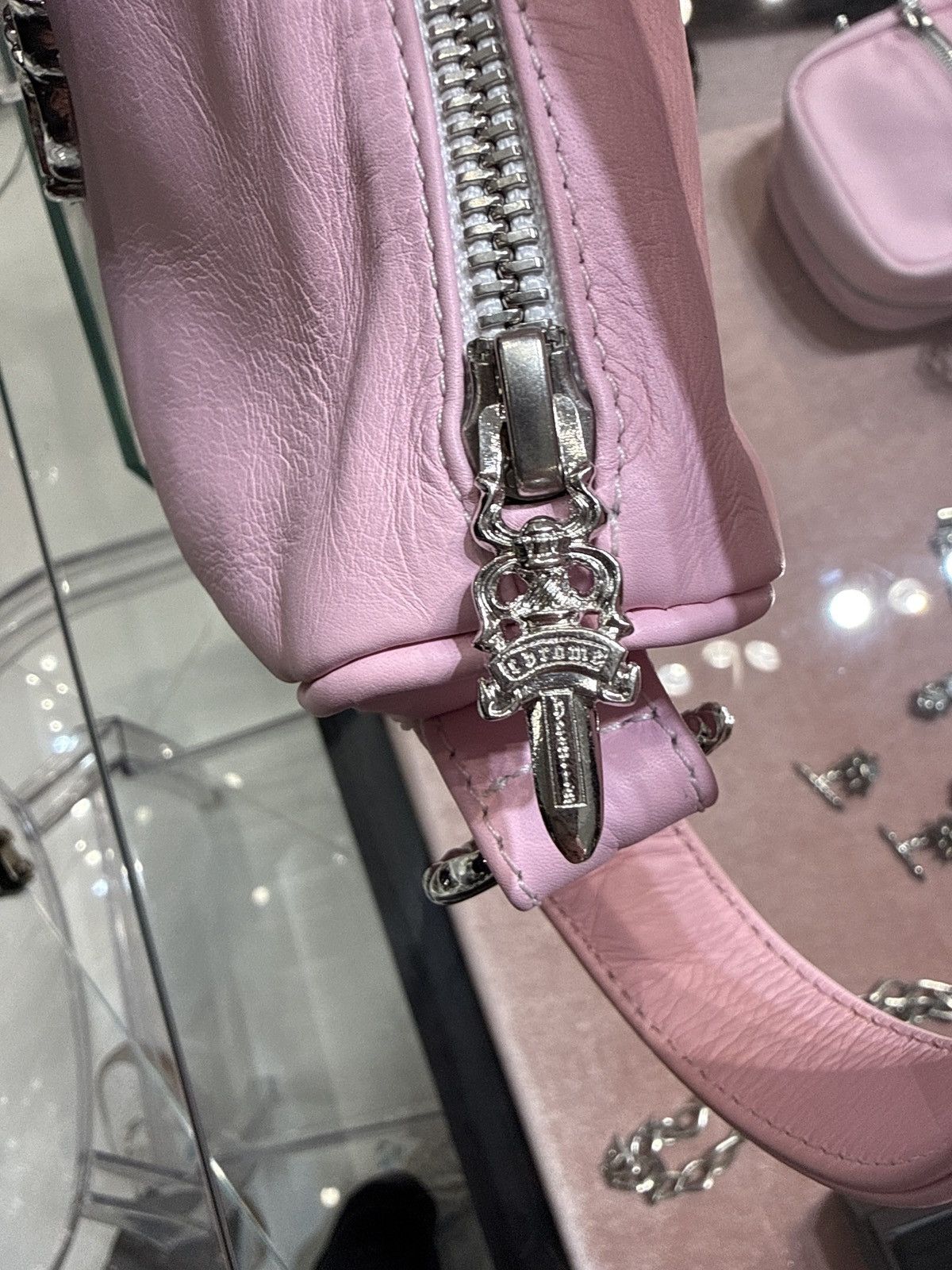 Chrome Hearts Dagger Embellished Pink Chicken Nugget Bag Size ONE SIZE - 8 Thumbnail