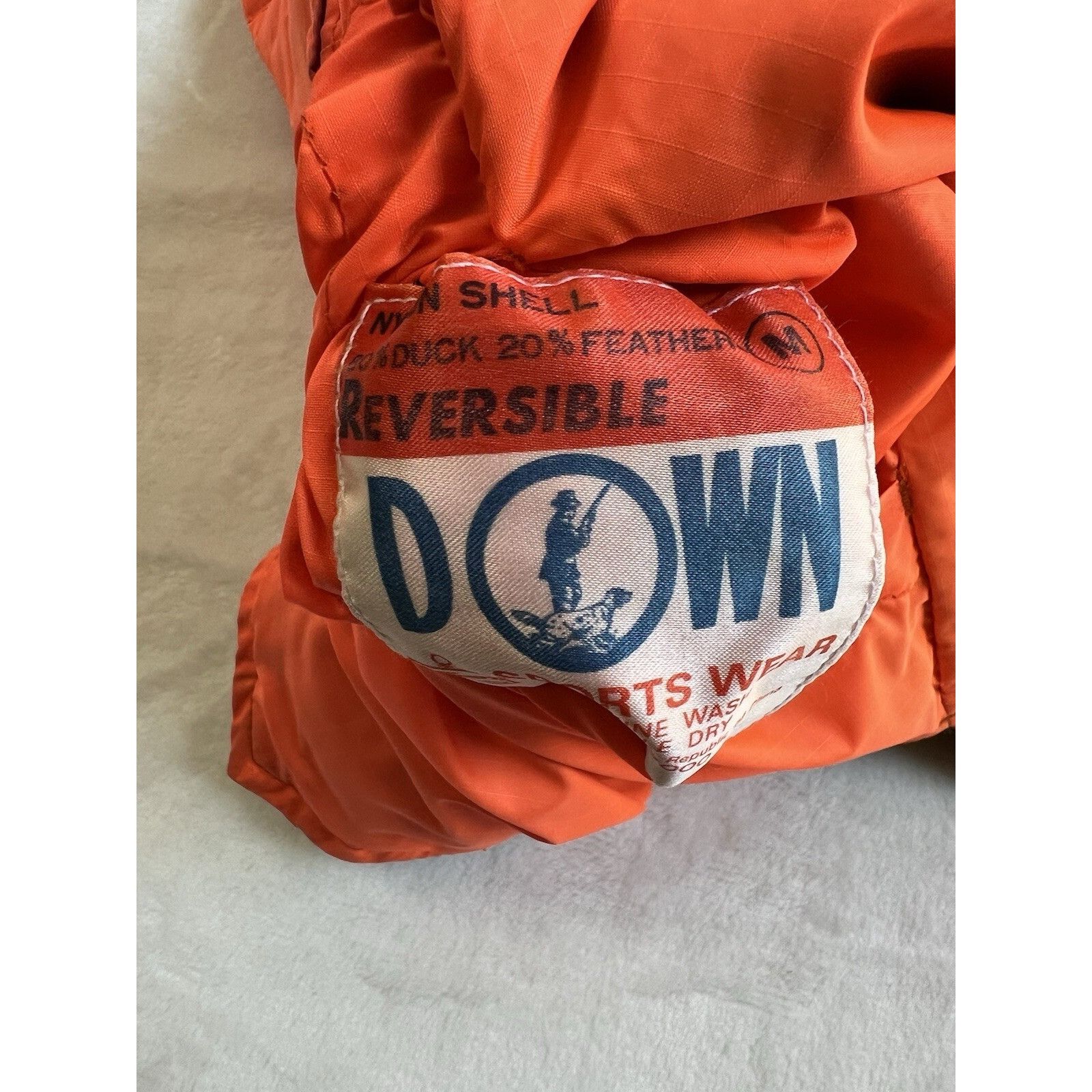 Vintage Vintage K-Mart Hunting Down Vest Size Medium Tan Orange Reve Size US M / EU 48-50 / 2 - 9 Thumbnail