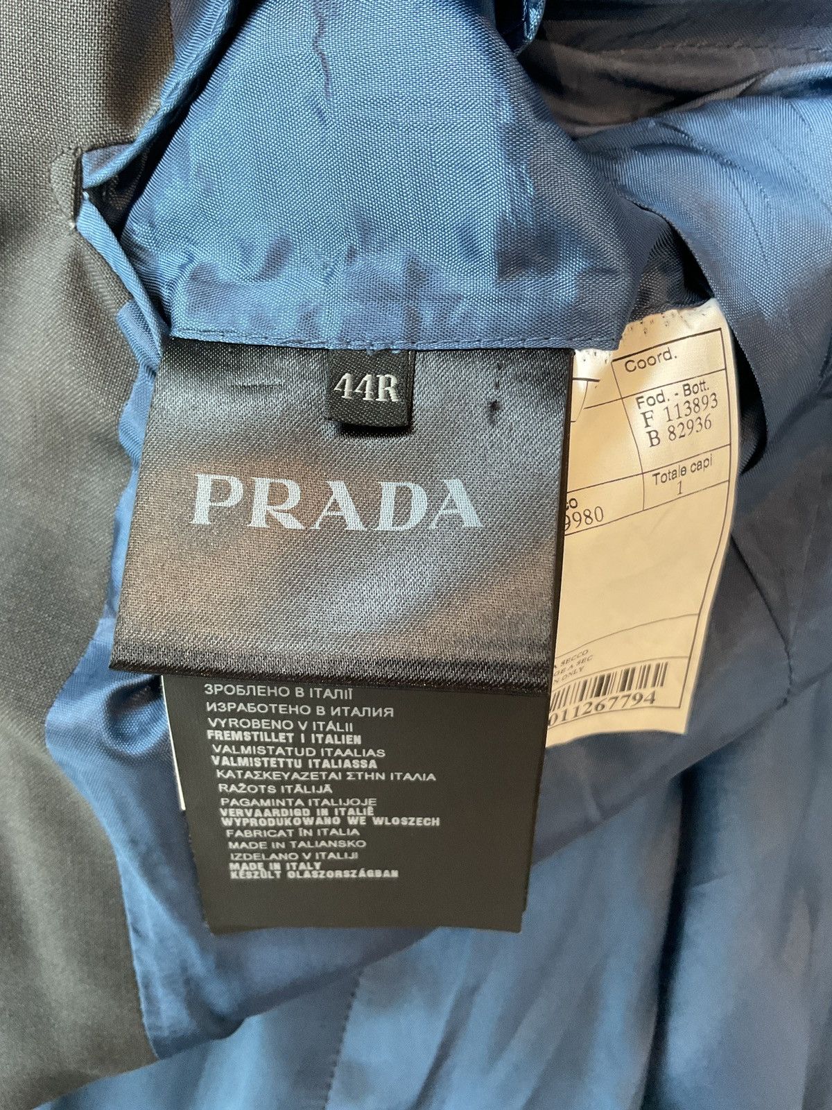 Prada Prada Suit (blazer + trousers) 44R Size 44R - 9 Thumbnail