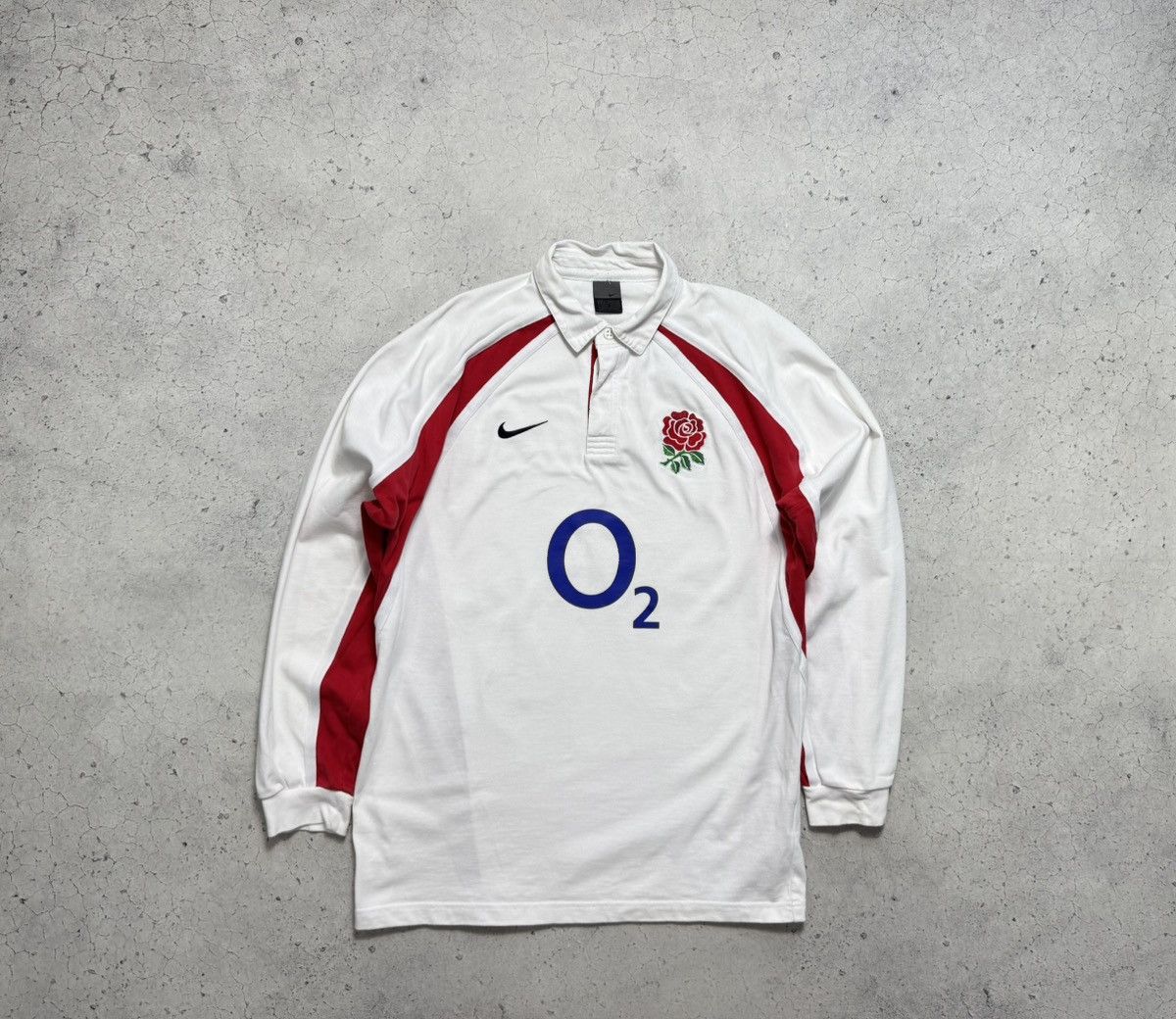 Nike Nike England Rugby League O2 Vintage Jersey Sweatshirt Size US L / EU 52-54 / 3 - 1 Thumbnail