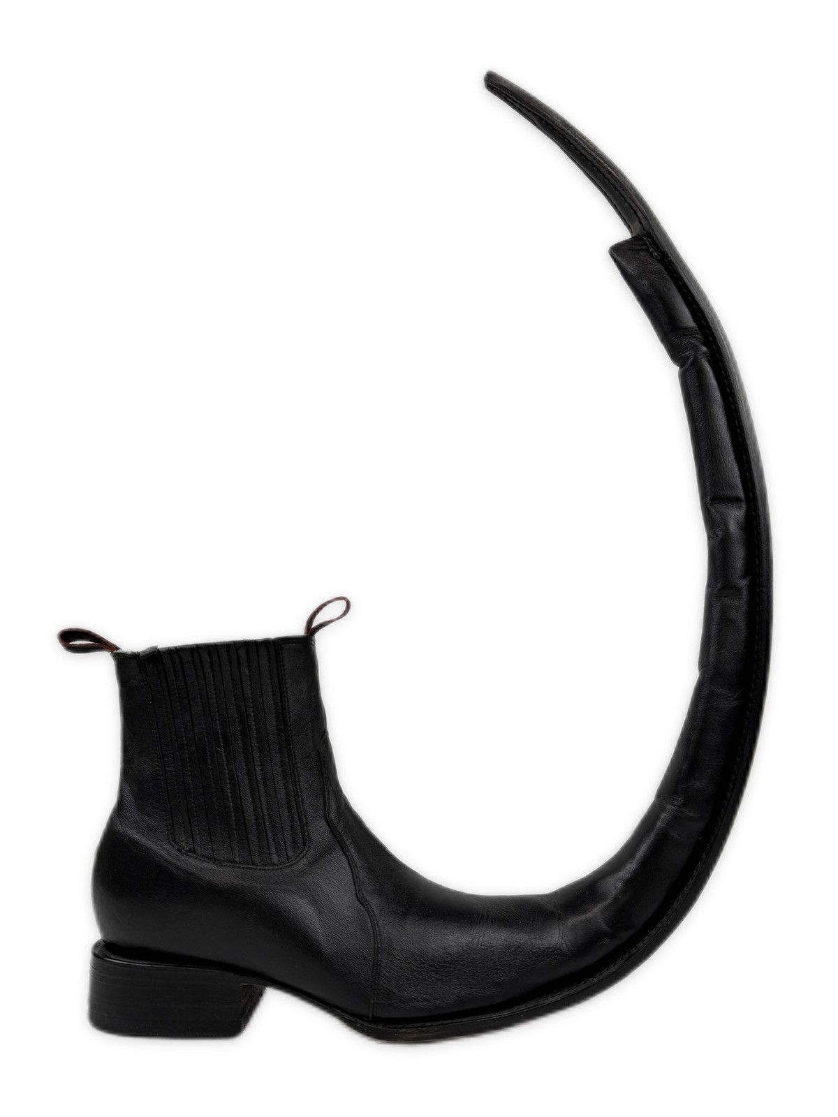 Comme des Garcons SS15 Comme des Garçons ‘Jugo’ Leather Pointed Boots Size US 9.5 / EU 42-43 - 2 Thumbnail