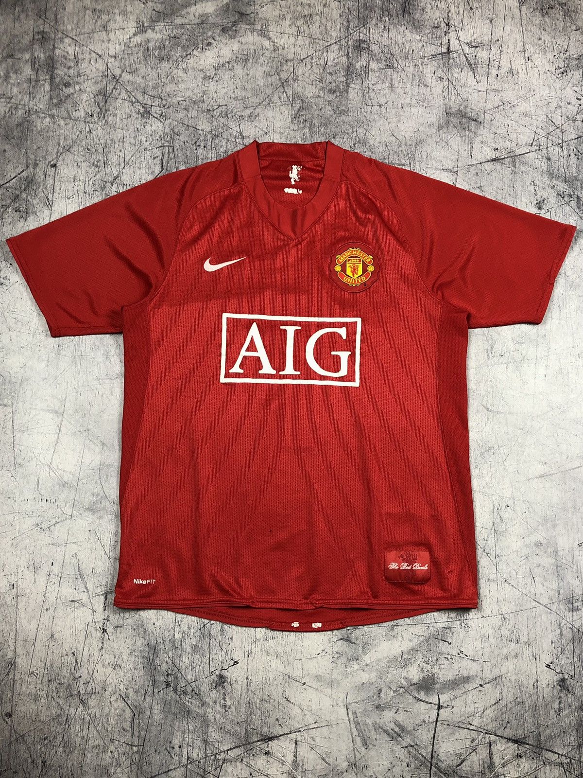Nike × Vintage Vintage 00s Nike Manchester United Red Devils Soccer Jersey Size US M / EU 48-50 / 2 - 2 Thumbnail