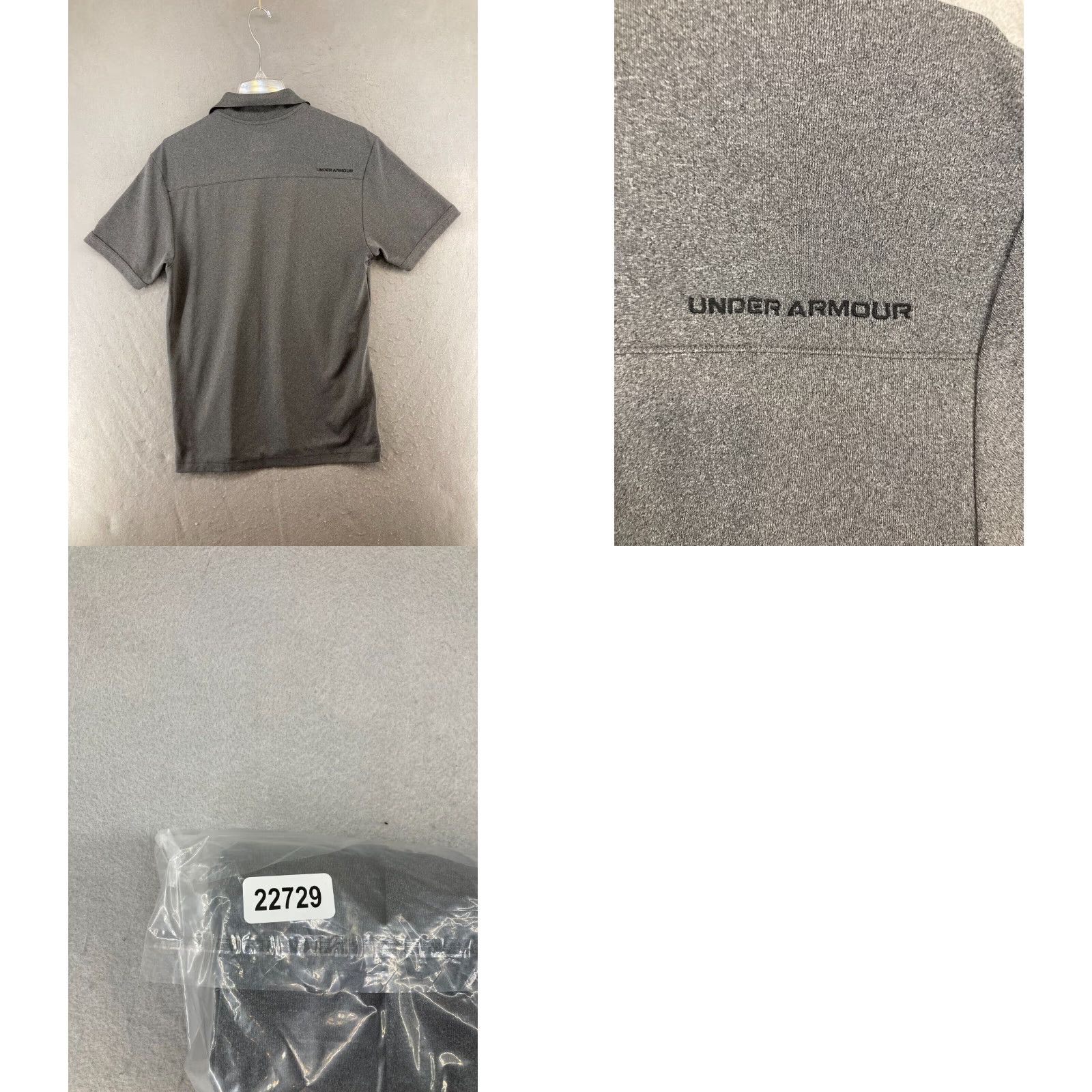 Under Armour Under Armour Golf Polo Shirt Mens Gray Short Sleeve Medium Size US M / EU 48-50 / 2 - 8 Thumbnail