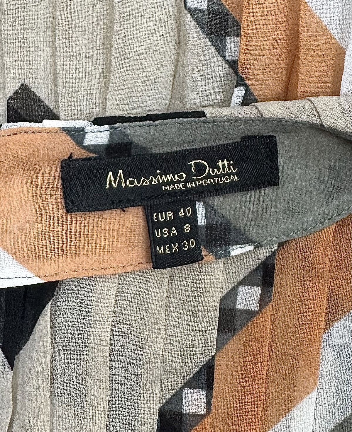 Massimo Dutti Massimo Dutti Pleated Multicolor Maxi Dress size US8 EU40 Size M / US 6-8 / IT 42-44 - 11 Thumbnail