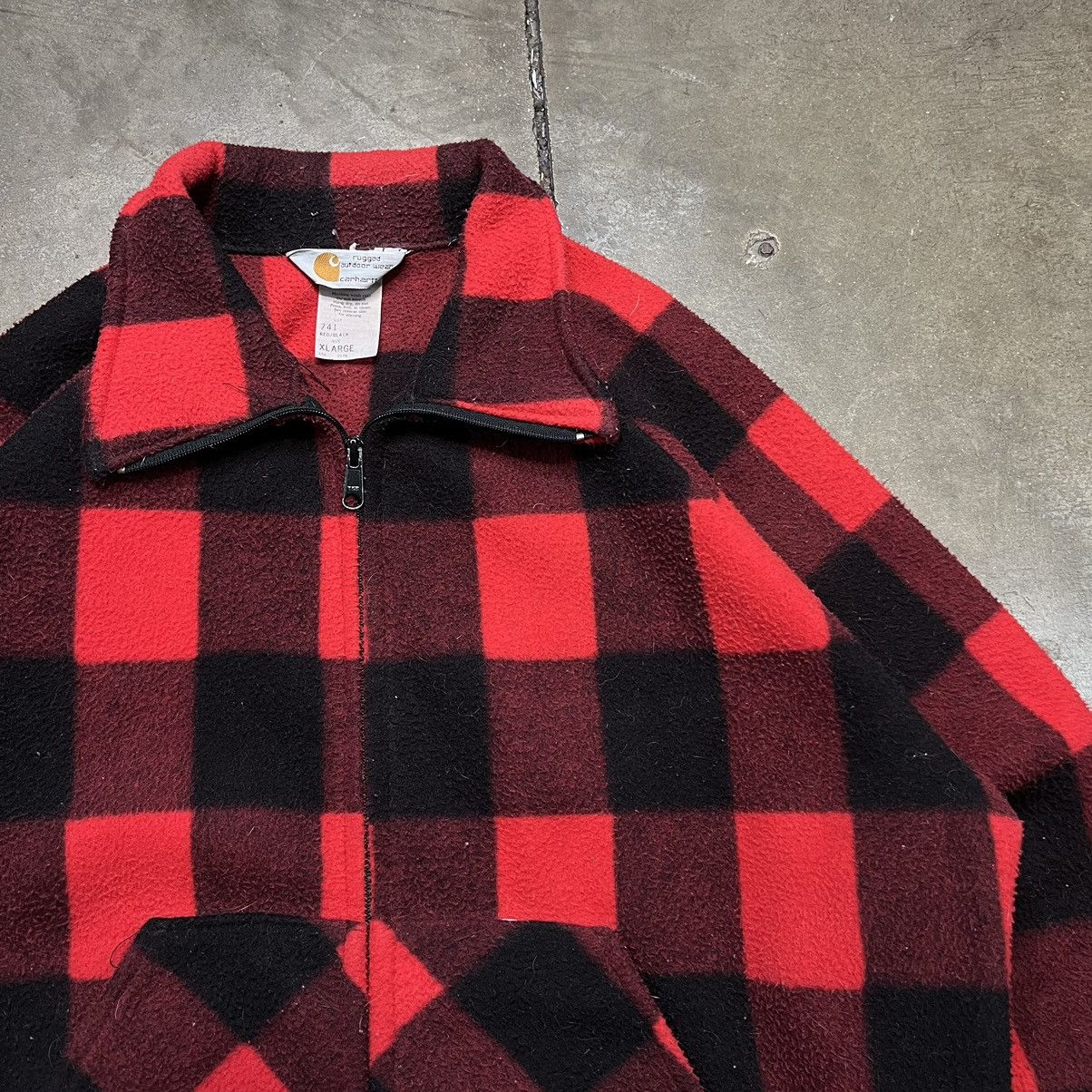 Carhartt Vintage Carhartt Rugged Wear Jacket Buffalo Plaid 90s USA Size US XL / EU 56 / 4 - 3 Thumbnail