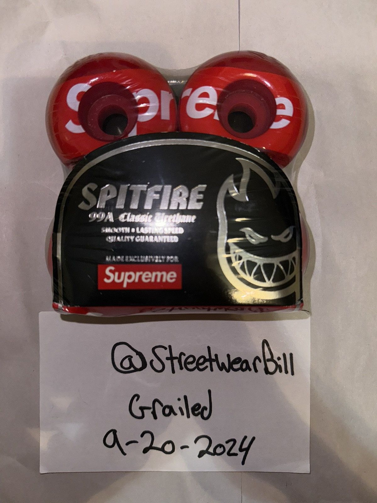 Supreme Supreme/ Spitfire shop wheels Size ONE SIZE - 6 Thumbnail