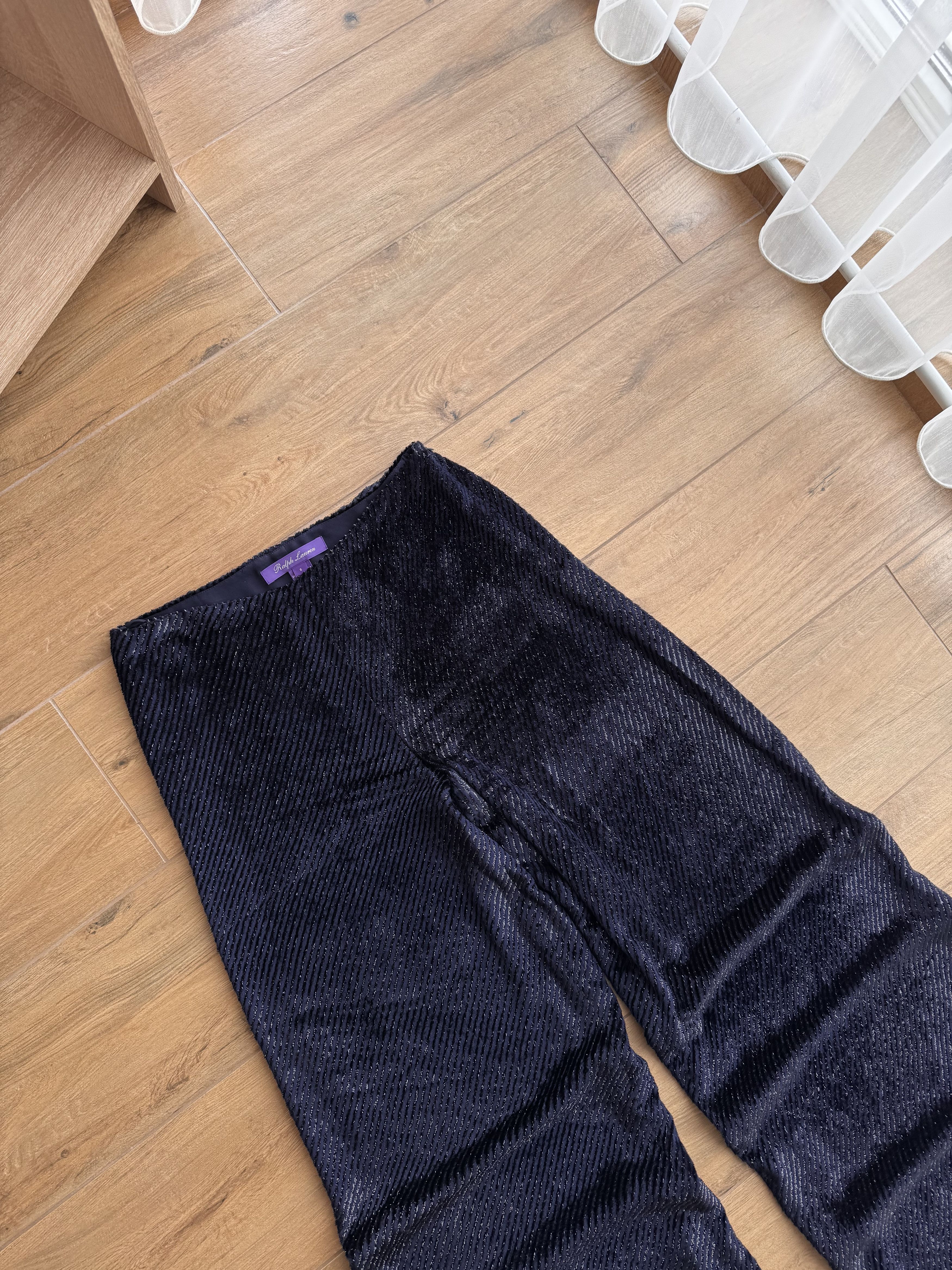 Ralph Lauren Purple Label × Vintage Exclusive Ralph Lauren Purple Label Luxury Sparkle Pants Size 28" / US 6 / IT 42 - 10 Thumbnail