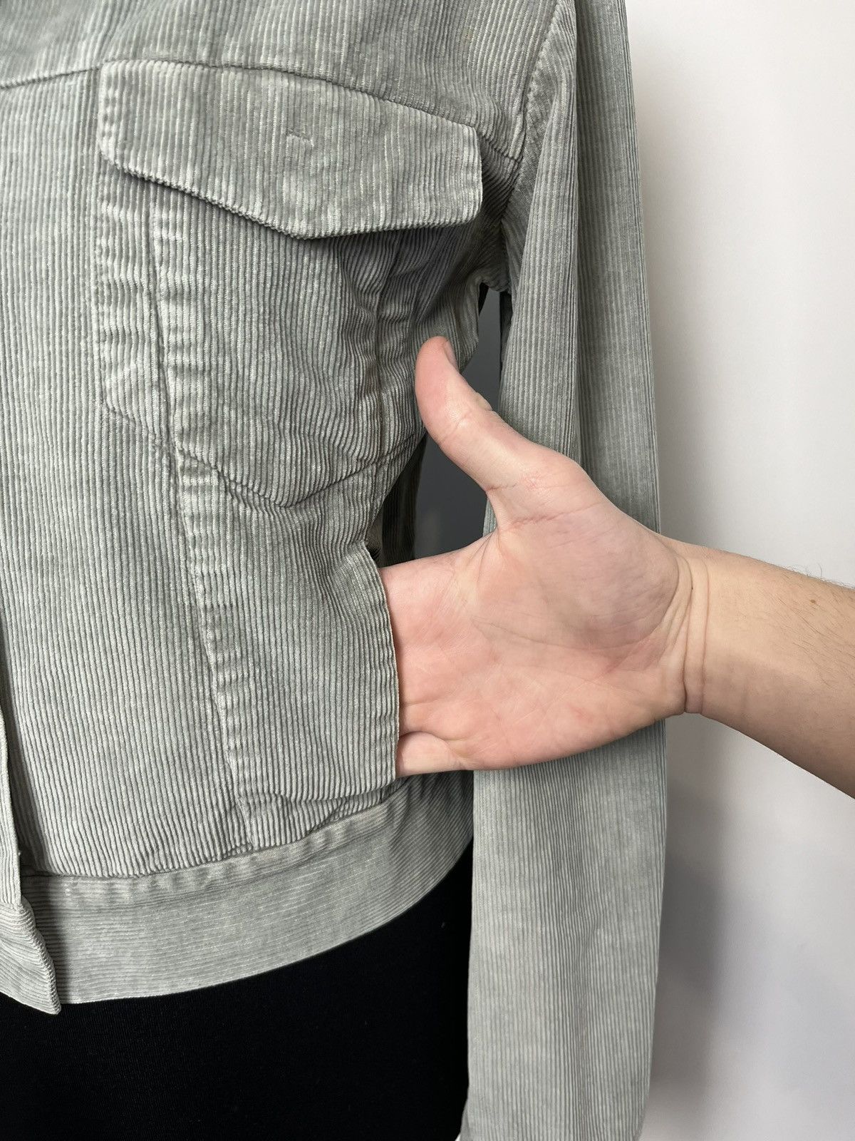 MM6 × Maison Margiela Maison Margiela MM6 Women's Corduroy Jacket Size 42 Size M / US 6-8 / IT 42-44 - 3 Thumbnail