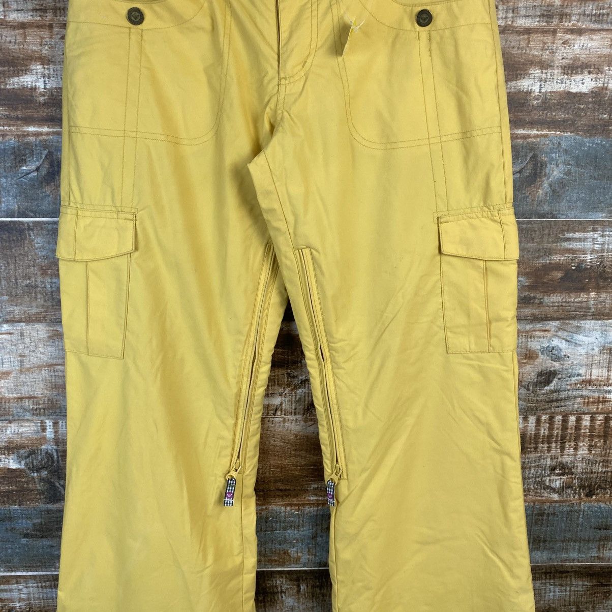 Japanese Brand DL Roxy Winter Sport Yellow Pants #C1123 Size 26" / US 2 / IT 38 - 5 Thumbnail