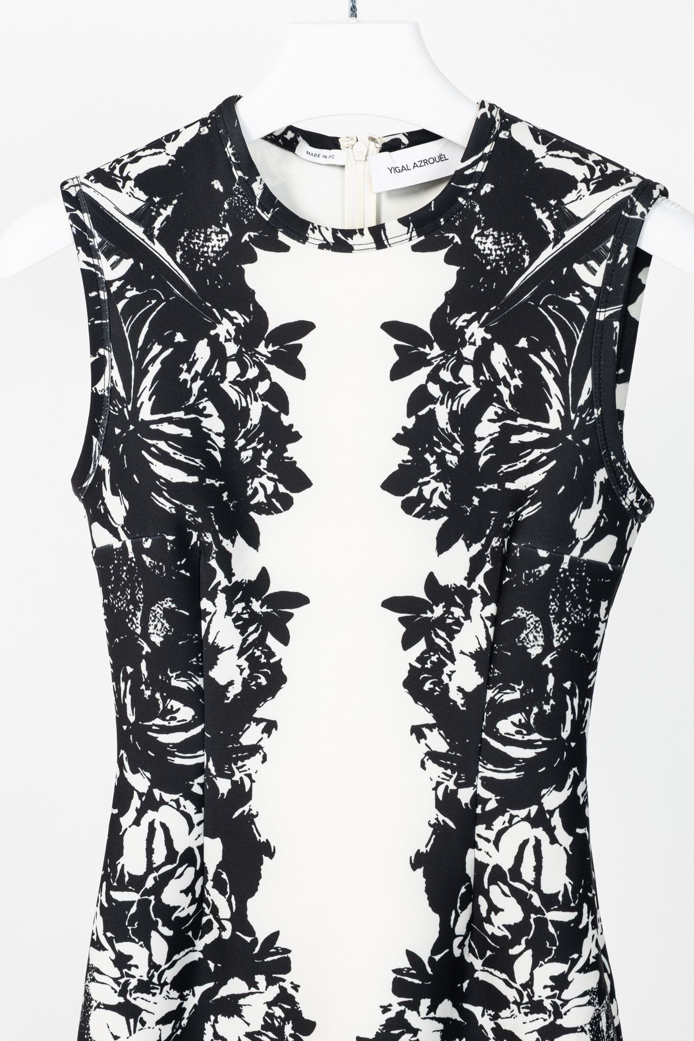 Yigal Azrouel Yigal Azrouel Jet Multi Floral Print Scuba Sheath Dress Size S / US 4 / IT 40 - 3 Thumbnail