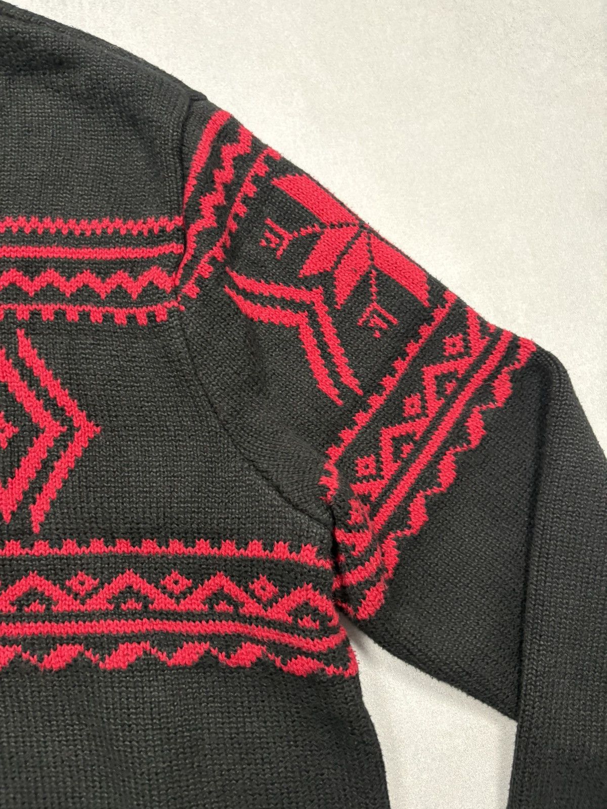Polo Ralph Lauren Polo Ralph Lauren Snowflake Nordic Shawl Collar Sweater VTG Size US XL / EU 56 / 4 - 21 Thumbnail