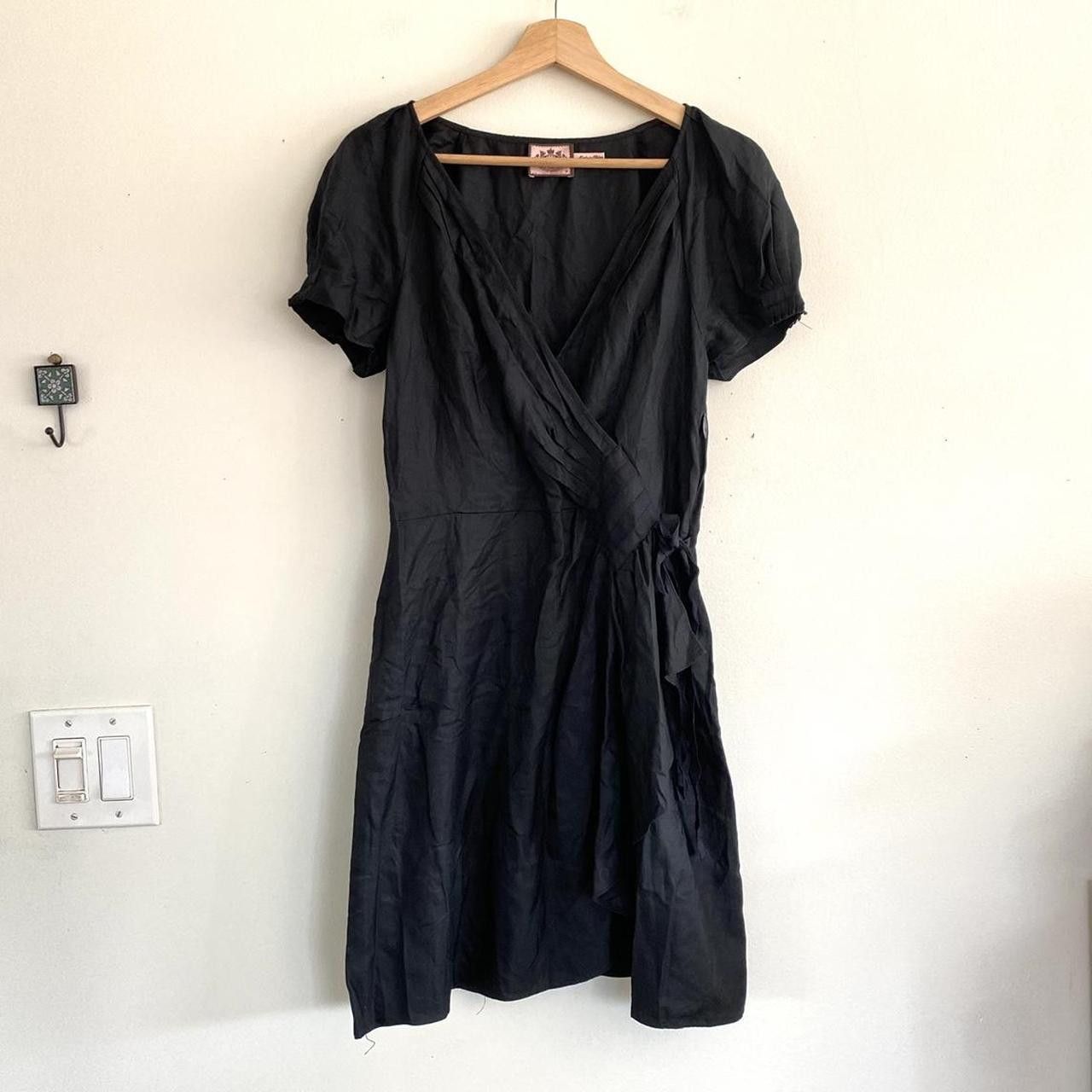 Juicy Couture JUICY COUTURE BLACK BABY DOLL MINI DRESS WOMENS SIZE 10 Size L / US 10 / IT 46 - 2 Thumbnail