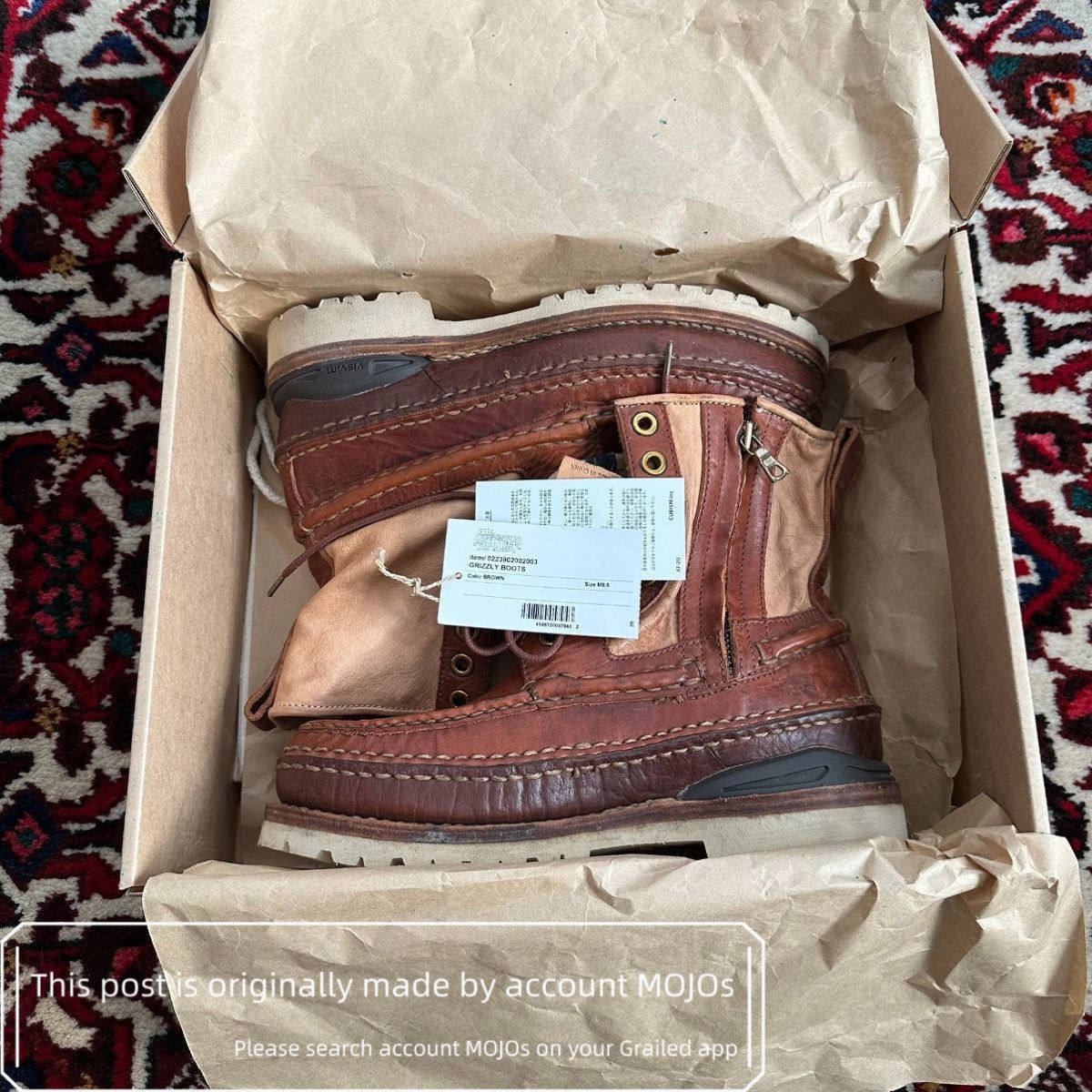 Visvim Sz 8.5 Visvim 23AW ICT Mud Grizzly Leather Boots mojos1319 Size US 8.5 / EU 41-42 - 1 Thumbnail