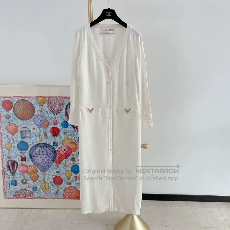 Valentino Valentino Long cardigan jacket Size S / US 4 / IT 40 - 1 Thumbnail