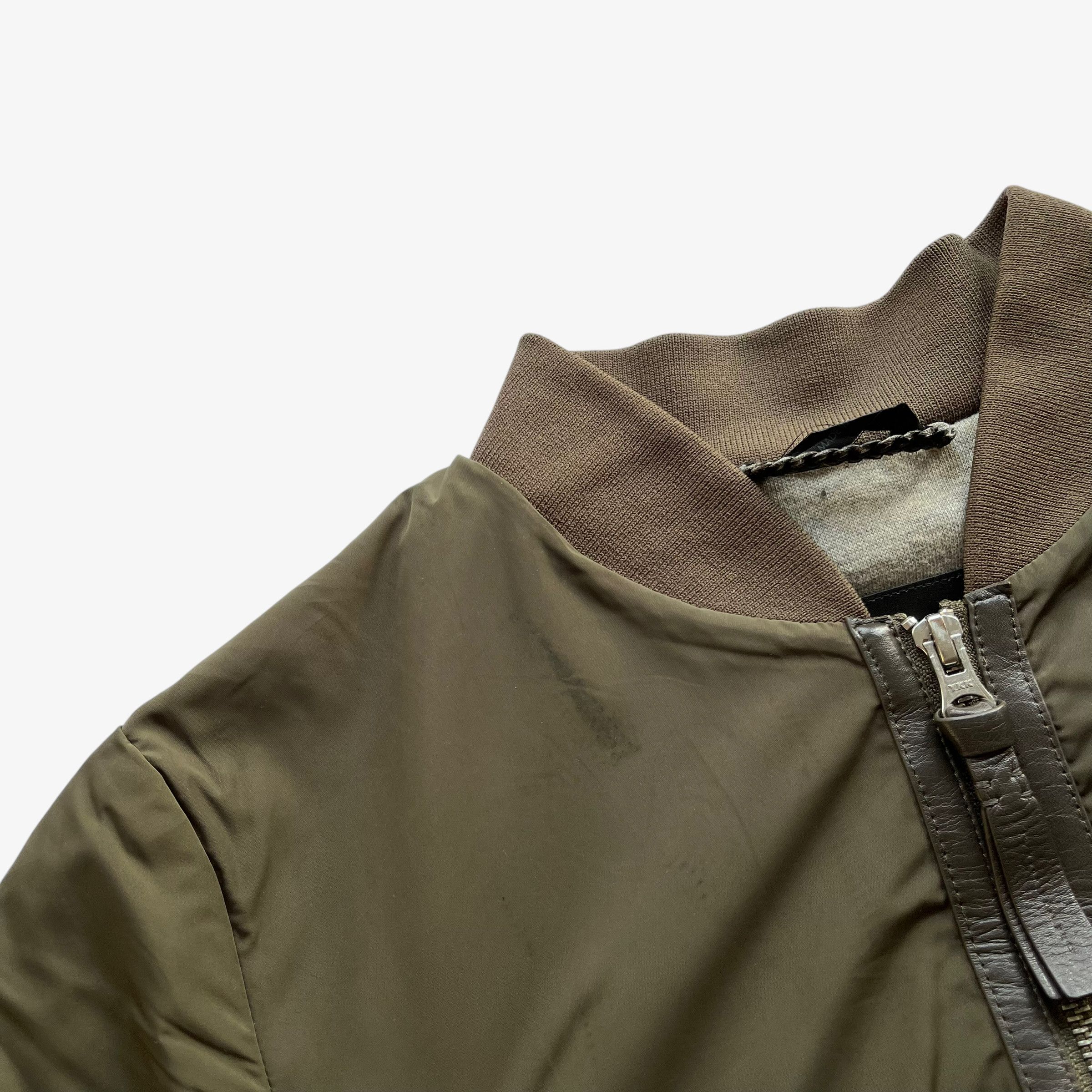 Mackage Women's Mackage Aritzia Cara Khaki Bomber Jacket Size XS / US 0-2 / IT 36-38 - 12 Thumbnail