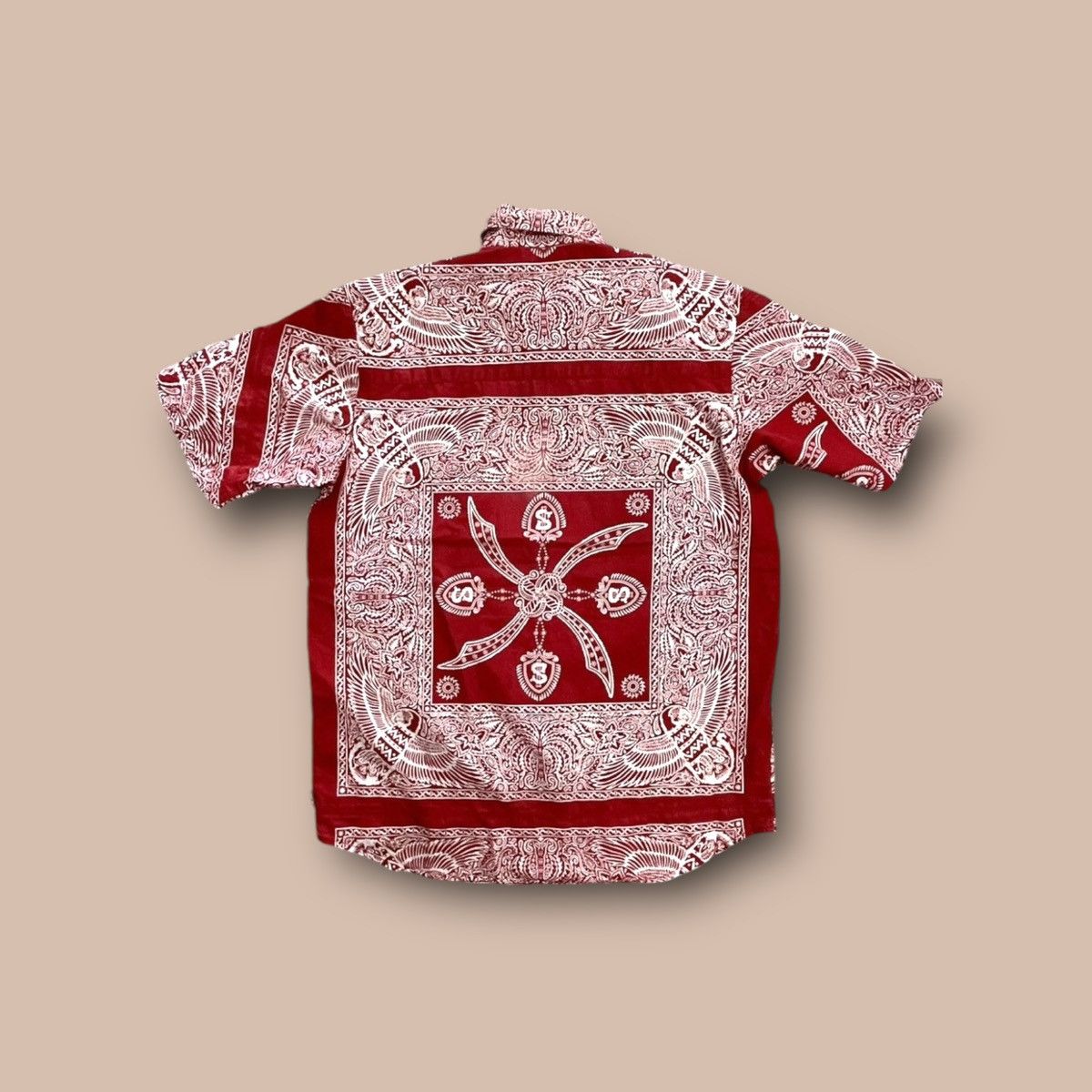 Stussy Stussy Authentic Stussy Japan “Swords Eagles Skulls” Shirt Size US M / EU 48-50 / 2 - 2 Thumbnail