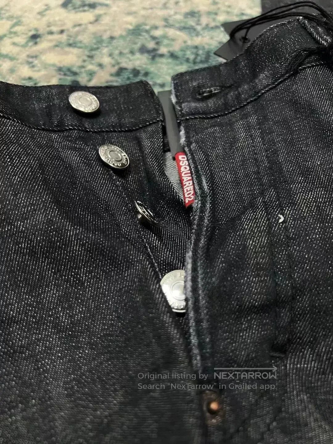 Dsquared2 dsquared2 black gray washed biker jeans. Size US 44 / EU 60 - 3 Thumbnail