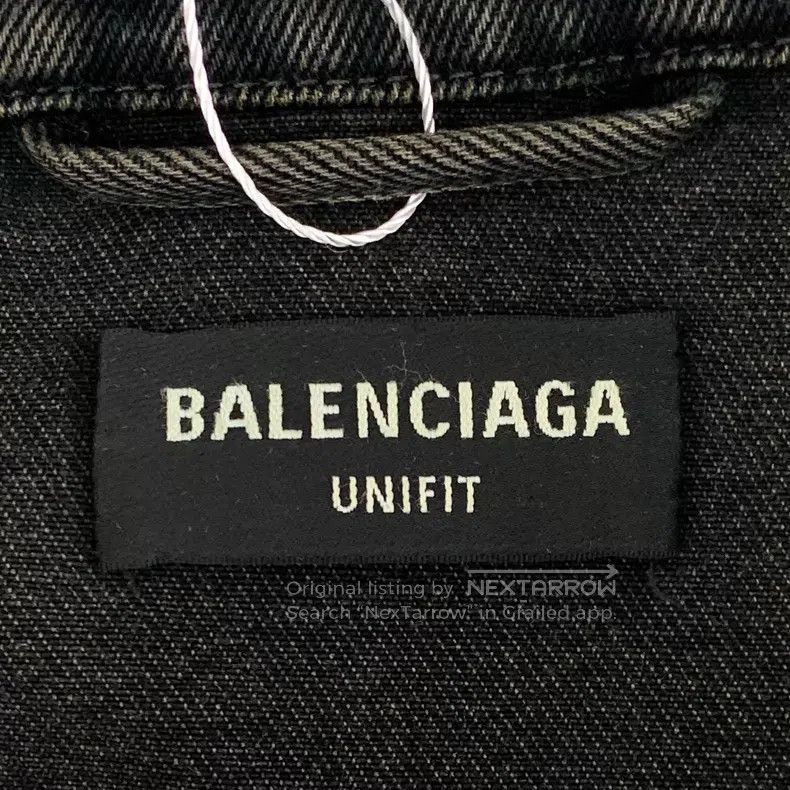 Balenciaga Balenciaga Black back letter graffiti print cotton collar Size US XS / EU 42 / 0 - 6 Thumbnail