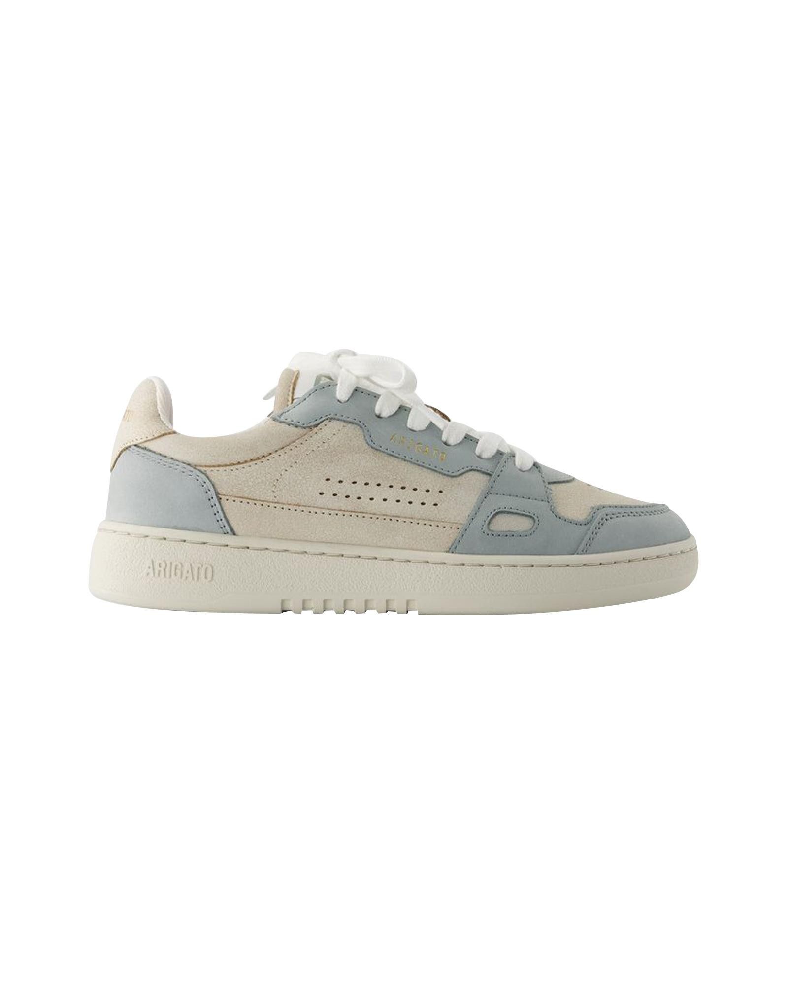 image of Axel Arigato Smooth Leather Lace-Up Sneakers in Beige, Women's (Size 8)
