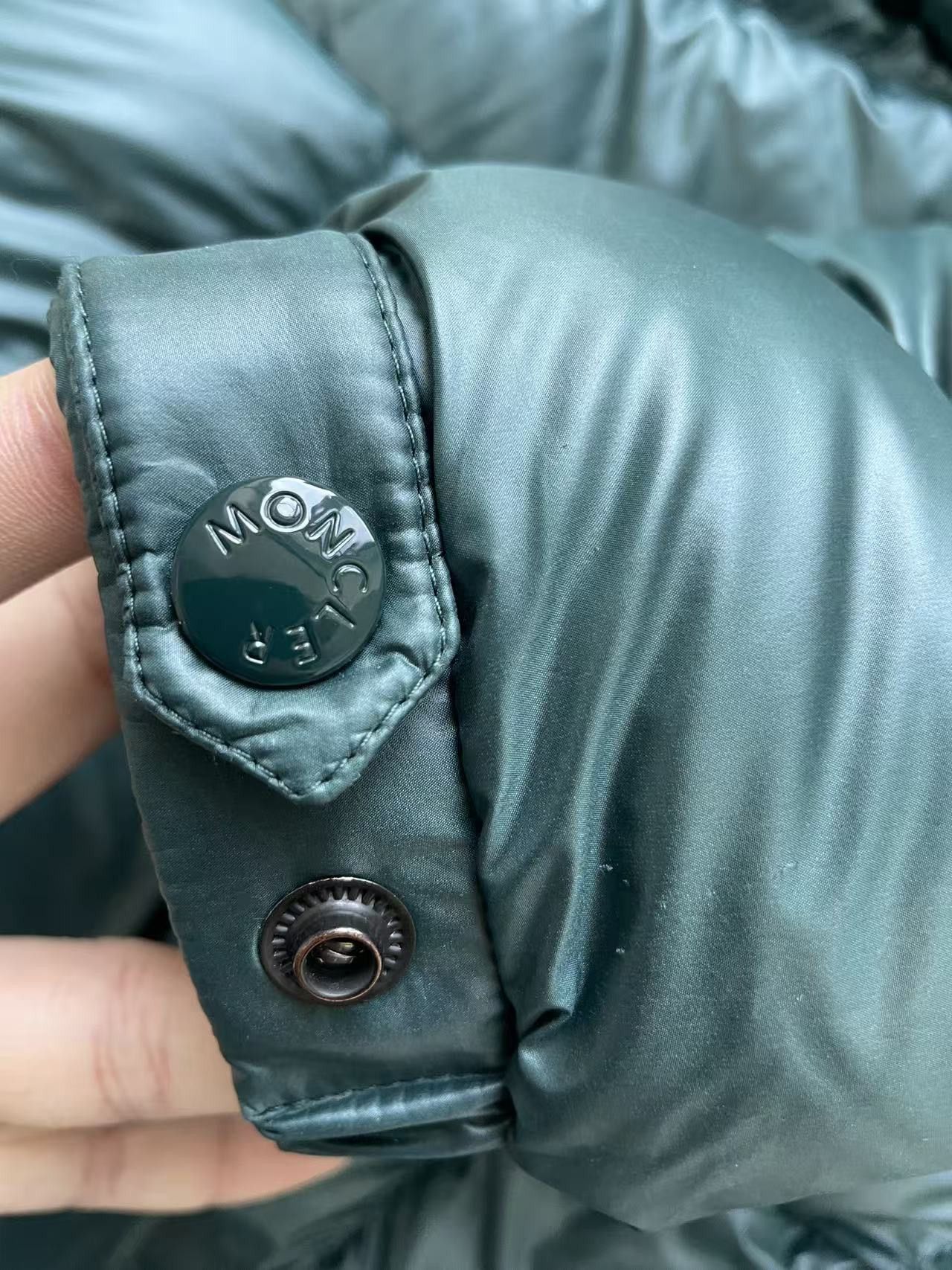 Moncler Moncler Landre Green Down Jacket Size XXS / US 00 / IT 34 - 4 Thumbnail