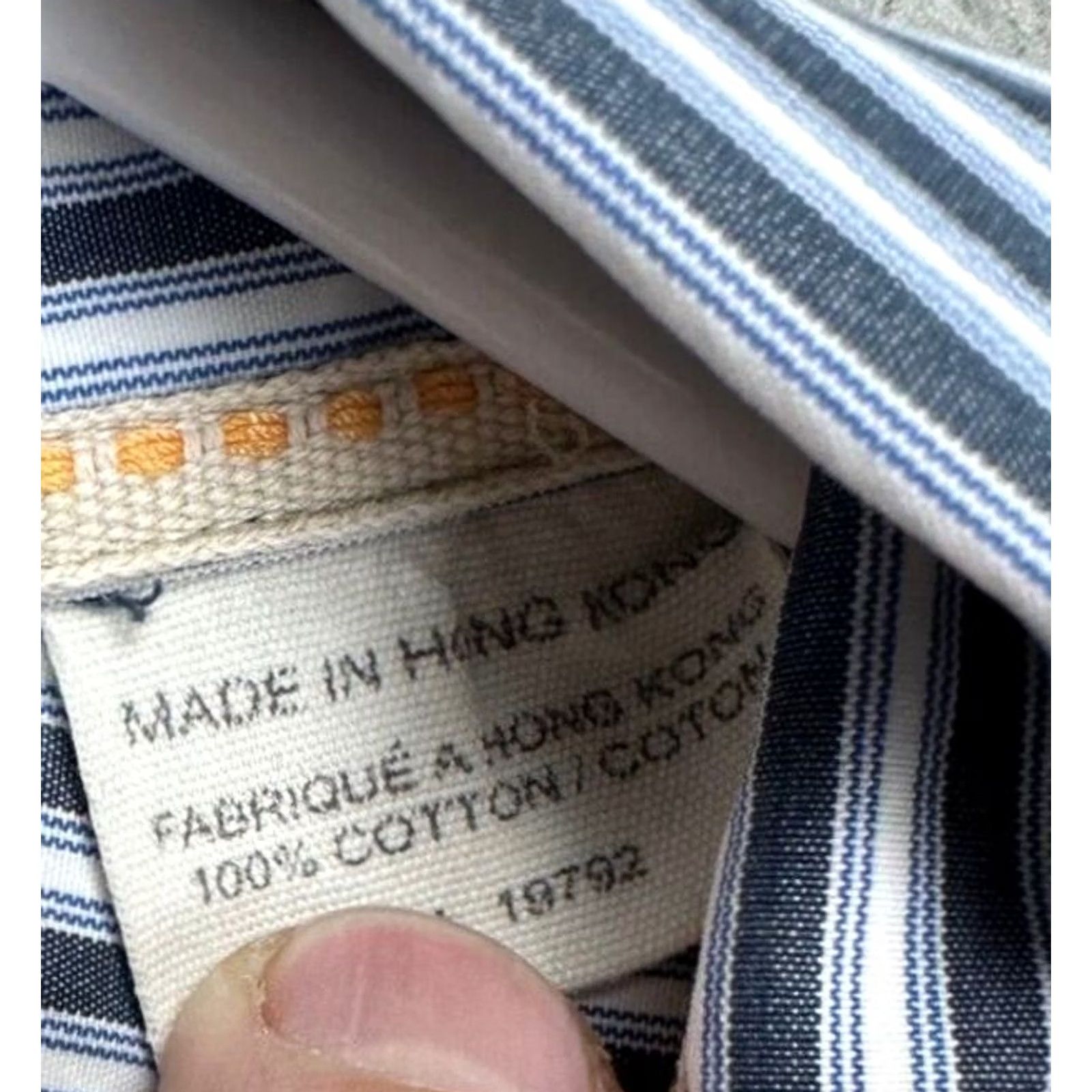 Timberland Timberland Button-Up Shirt Adult Medium Blue White Stripe Long Sleeve Pocket Mens Regular Size M Button-Down Size US M / EU 48-50 / 2 - 7 Thumbnail
