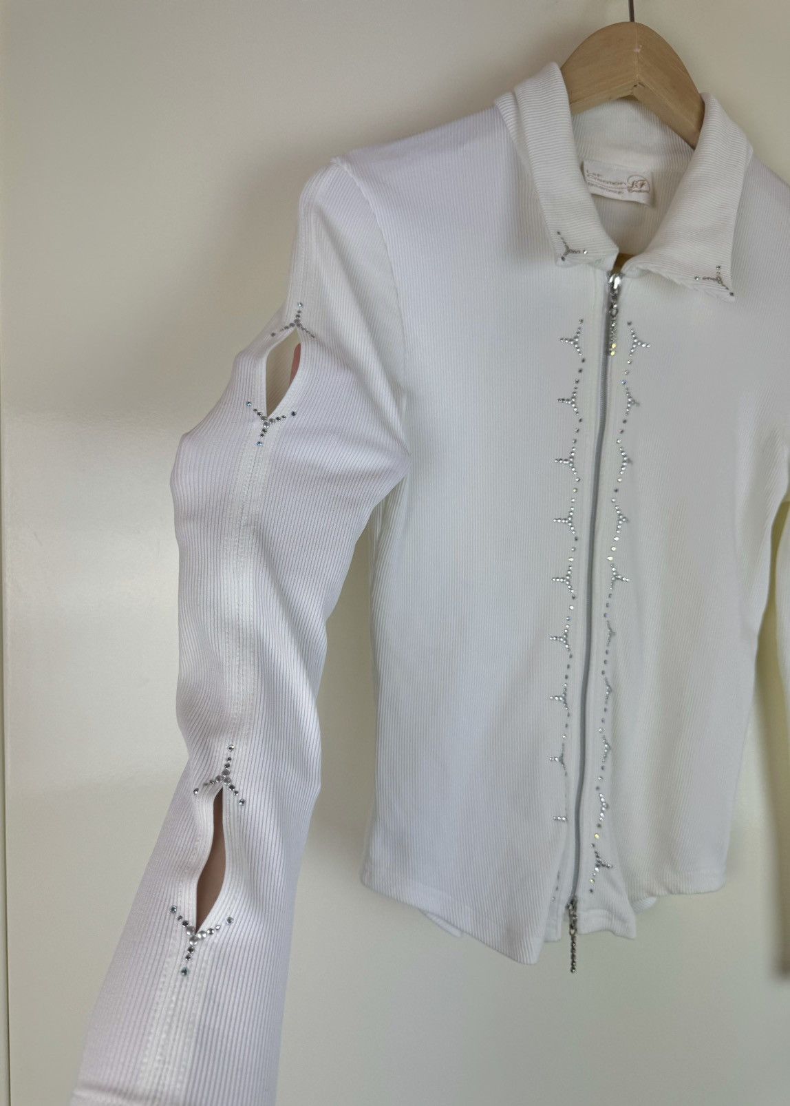 Vintage L&F Creation Swarovski Rib long sleeve Y2K opium Gaultier Size M / US 6-8 / IT 42-44 - 5 Thumbnail