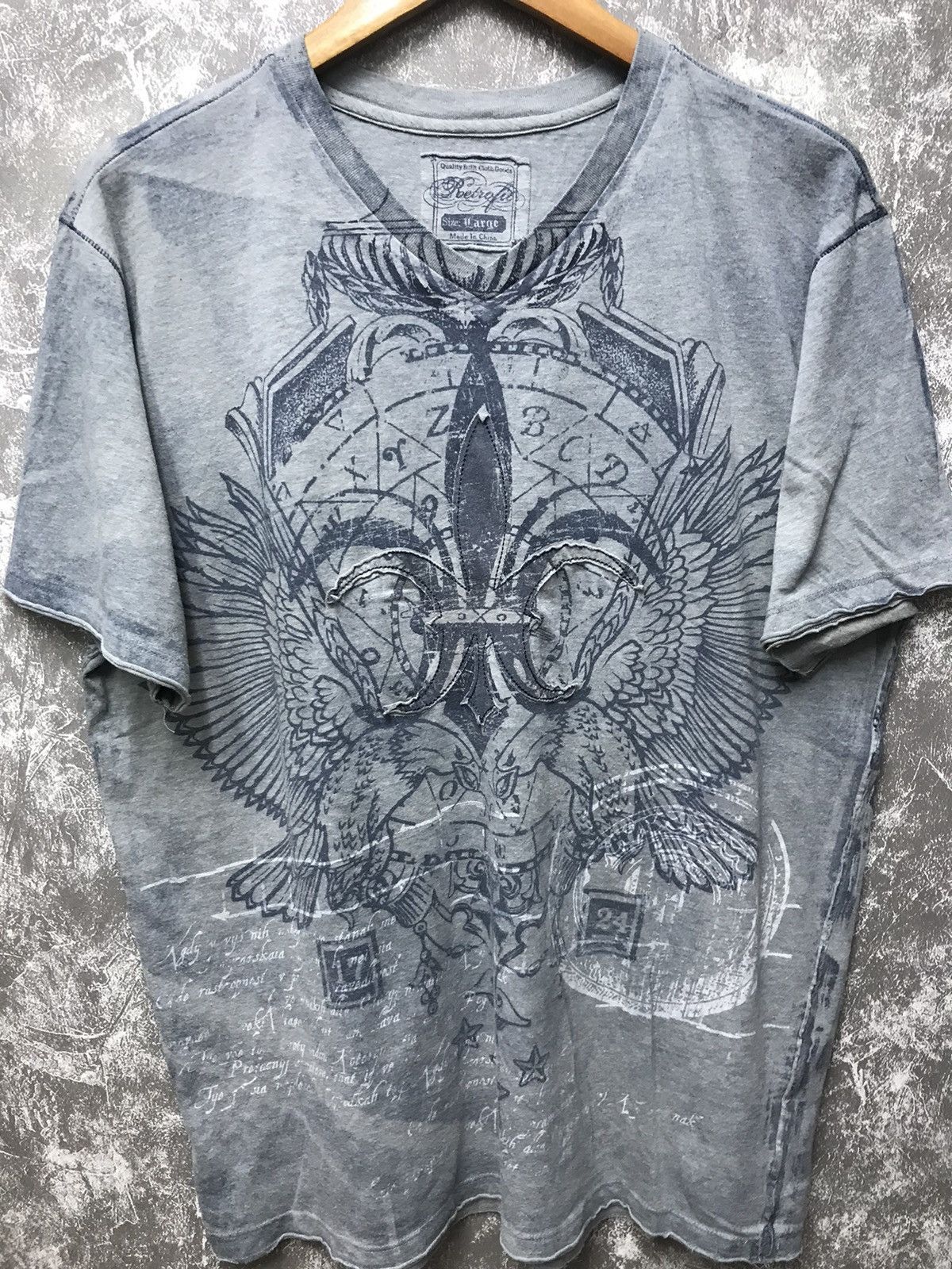 Affliction × Ed Hardy × Southpole Affliction Southpole Garuda Eagles Y2K Graphic Tee Size US L / EU 52-54 / 3 - 1 Thumbnail