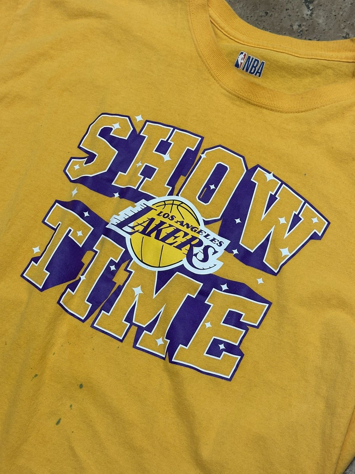 NBA NBA Los Angeles Lakers Show Time Shirt Kobe Bryant LeBron Size US M / EU 48-50 / 2 - 2 Thumbnail