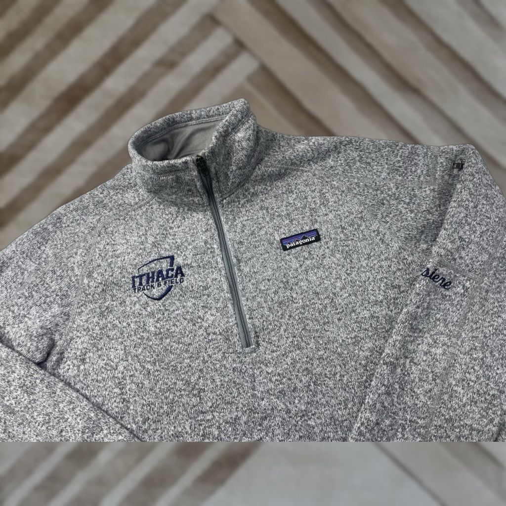 Patagonia Patagonia Womens Large Gray Better Sweater 1/4 Zip Fleece Jacket Regular Women’s Jacket Size L / US 10 / IT 46 - 1 Thumbnail