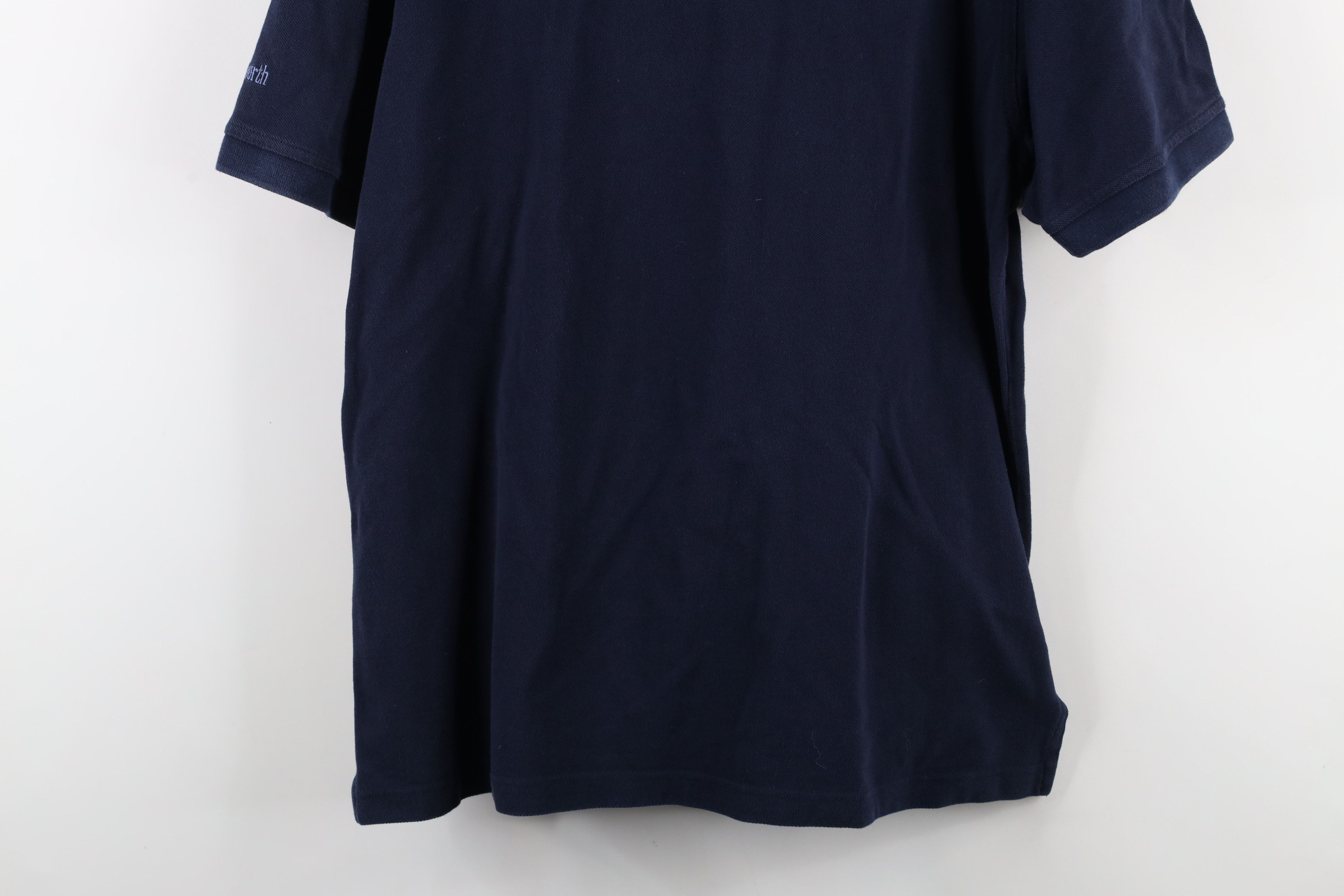 Vintage Vintage 90s Spell Out Notre Dame University Polo Shirt Blue Size US M / EU 48-50 / 2 - 13 Thumbnail