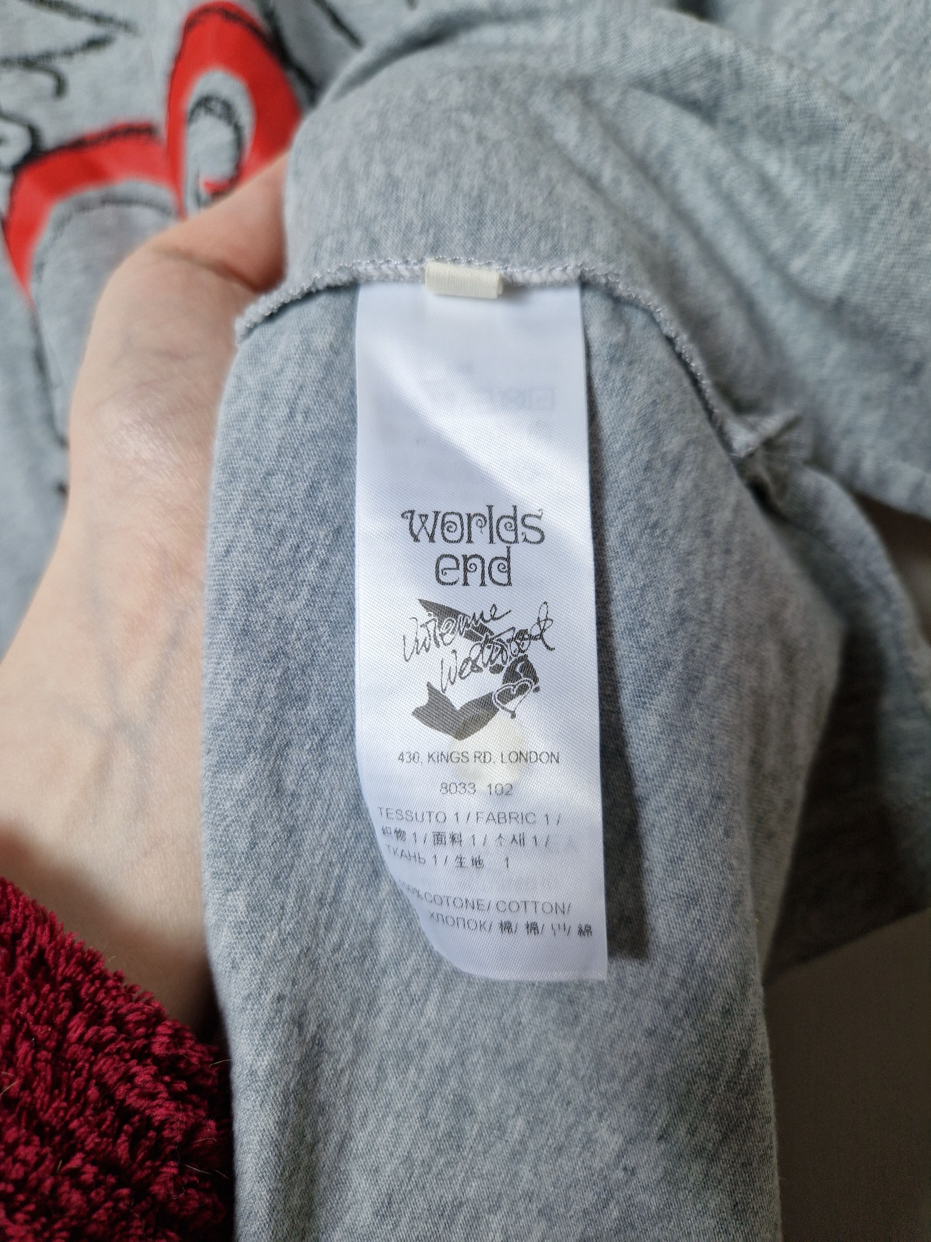 Vivienne Westwood World's End rare tee