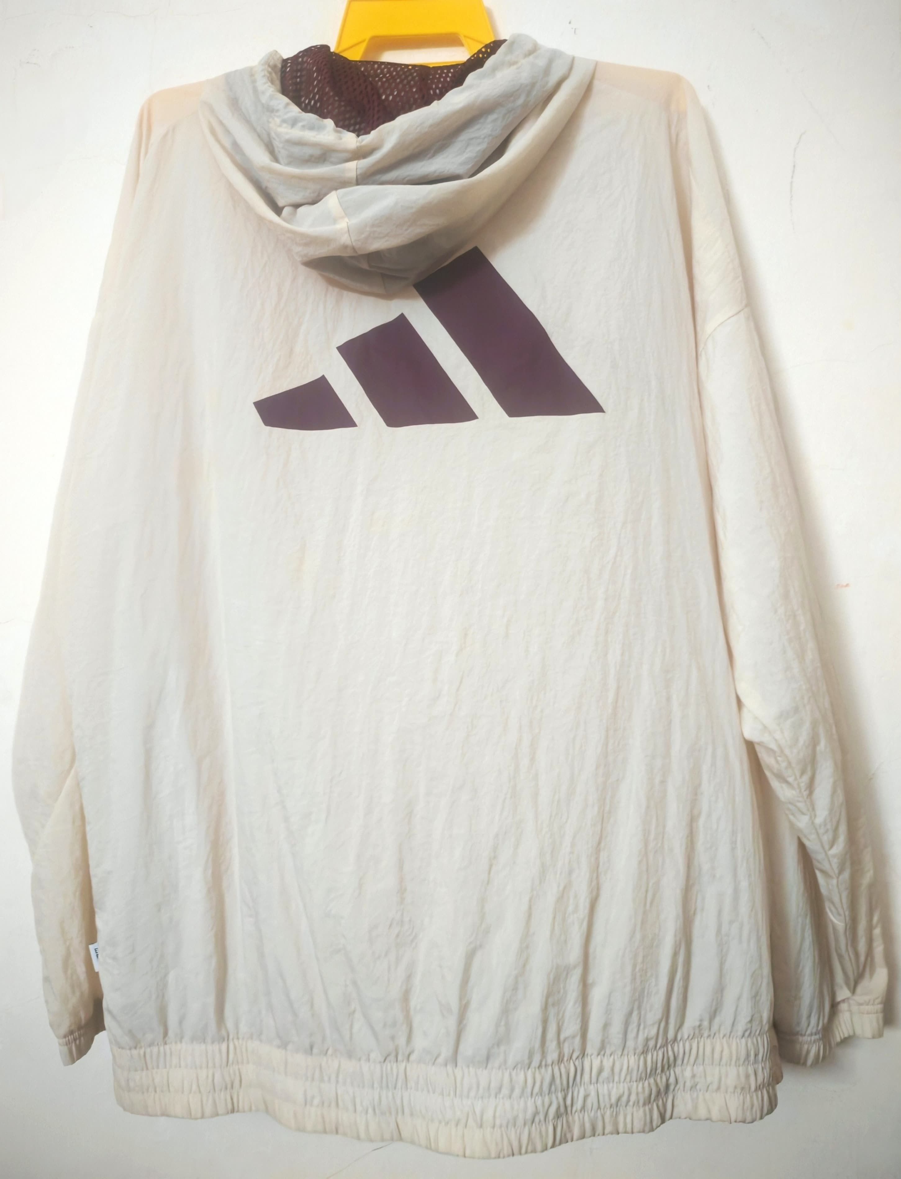 Adidas Adidas Oversized Big Logo Windbreaker Size US XXL / EU 58 / 5 - 2 Thumbnail