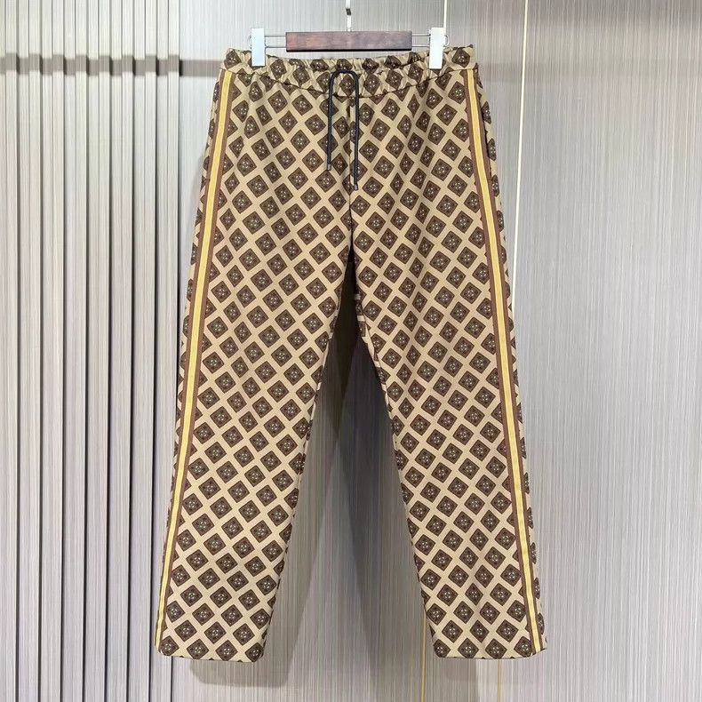 Dries Van Noten Dries Van Noten Brown Printed Relaxed Pants-dmc Size US 31 - 1 Thumbnail