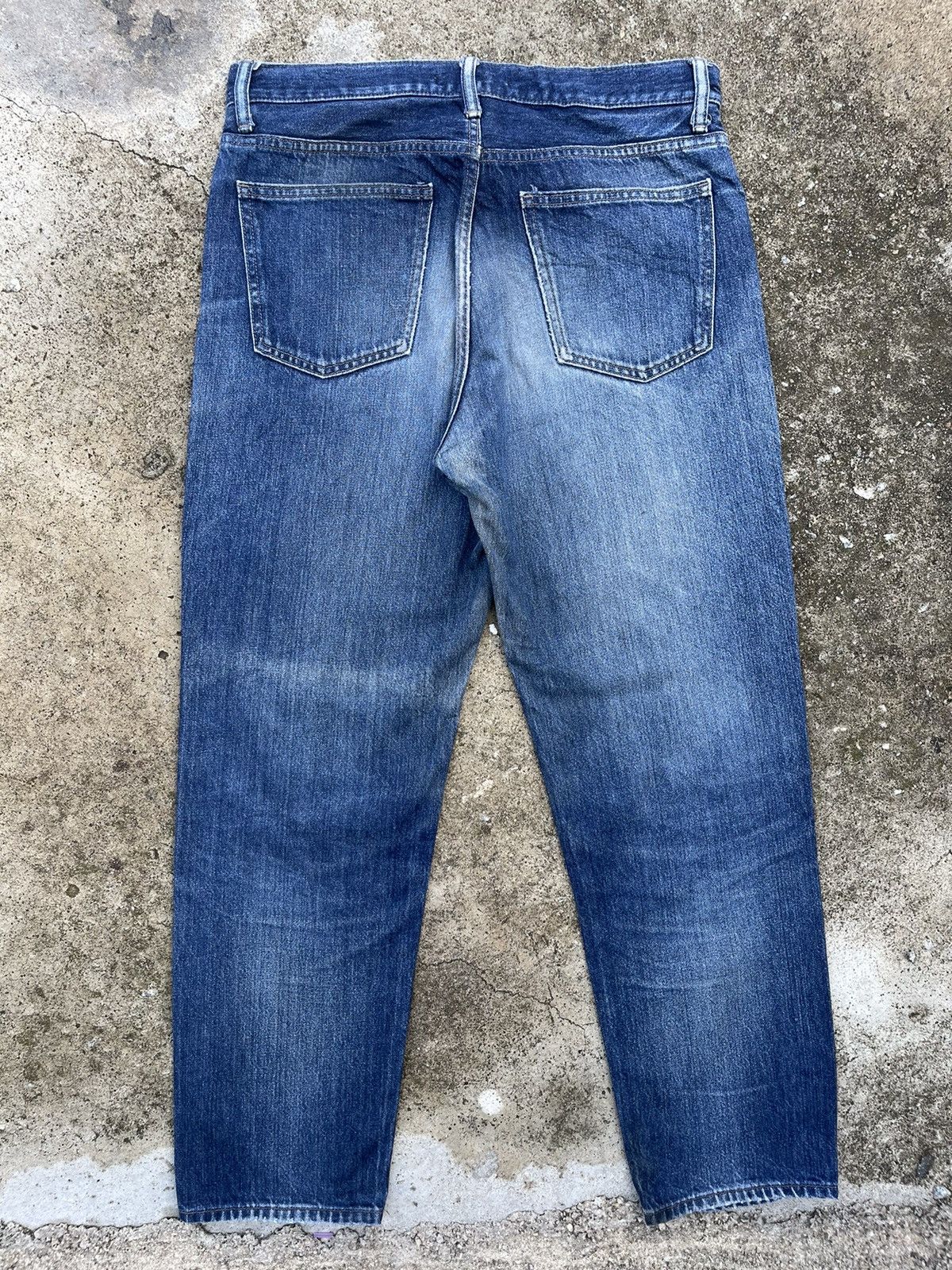 Japanese Brand × Jean × Uniqlo 🔥 Japanase Brand Uniqlo Rusty Distressed Denim W32🔥 Size US 32 / EU 48 - 5 Thumbnail