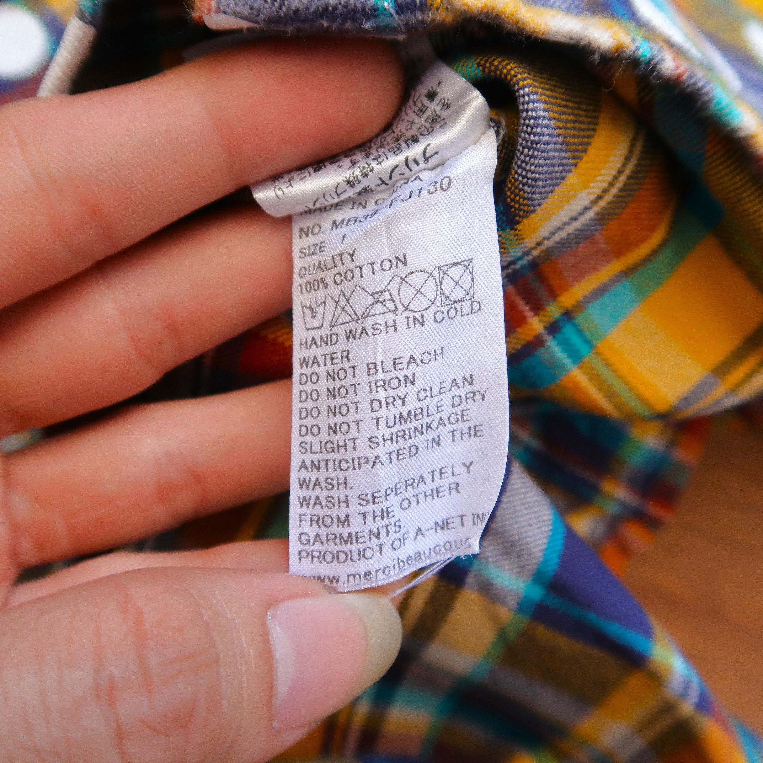 Issey Miyake Vintage Issey Miyake Mercibeaucoup Polka Dot Flannel Shirt Size US M / EU 48-50 / 2 - 13 Thumbnail