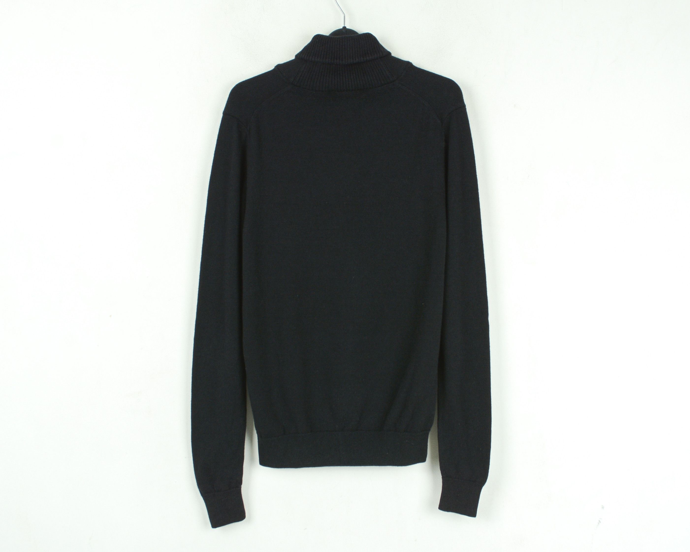 Fred Perry Merino Wool Cotton Jumper Pullover Sweater Sweatshirt Black Size US S / EU 44-46 / 1 - 3 Thumbnail