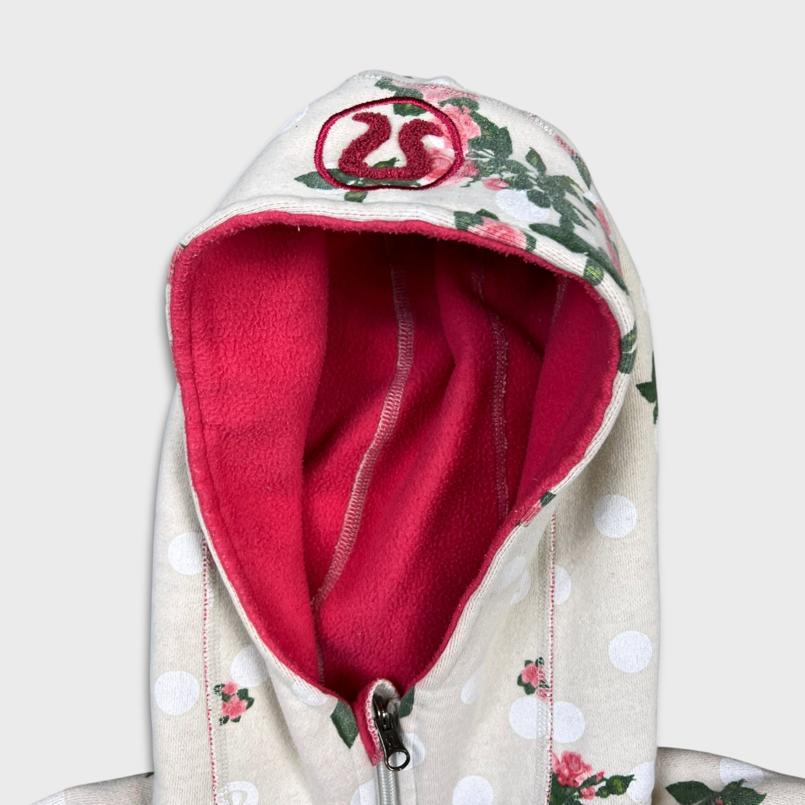 Lululemon × Vintage Lululemon Scuba Hoodie AOP Full Zip Floral Hooded Sweatshirt Size S / US 4 / IT 40 - 2 Thumbnail