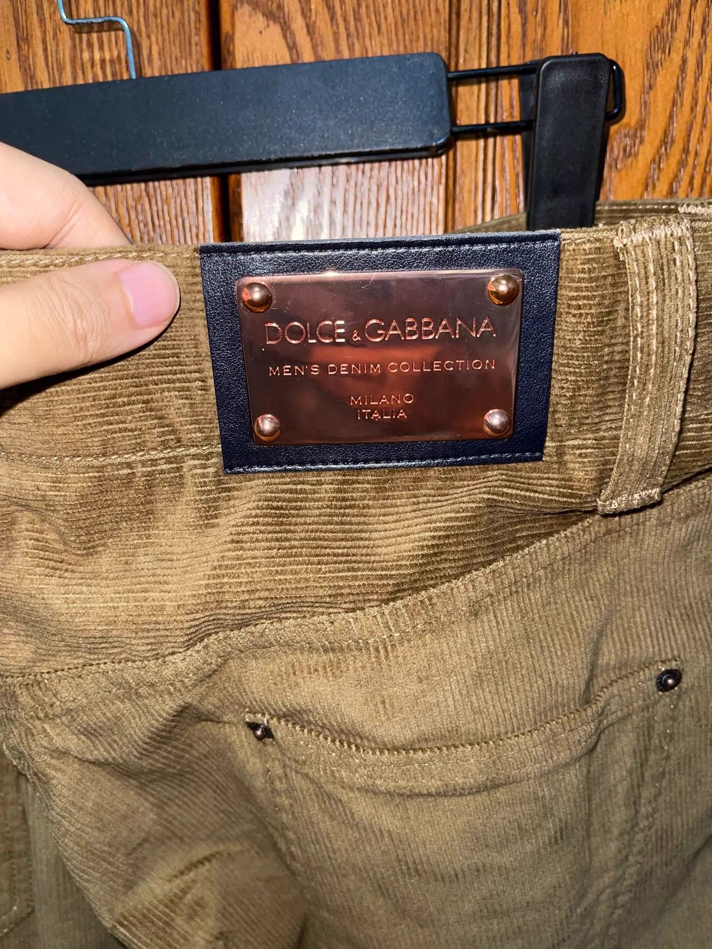 Dolce & Gabbana DG Corduroy Low-Rise Straight Jeans 54 Size US 38 / EU 54 - 6 Thumbnail