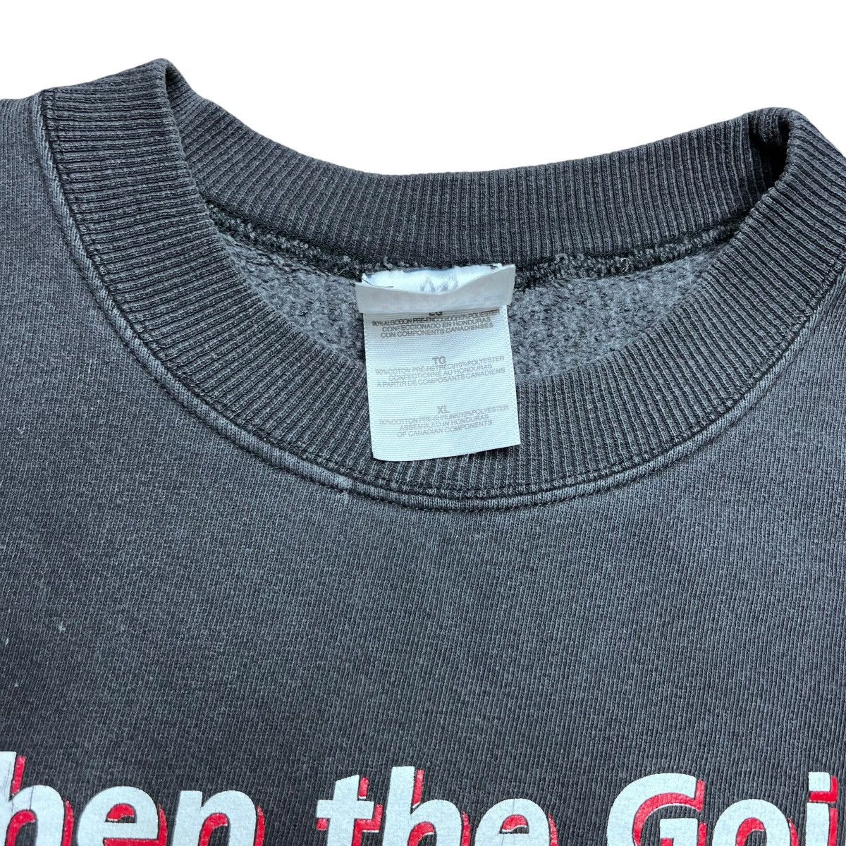 Vintage Vintage 1990s Duct Tape When The Going Gets Tough Sweatshirt Size US XL / EU 56 / 4 - 3 Thumbnail