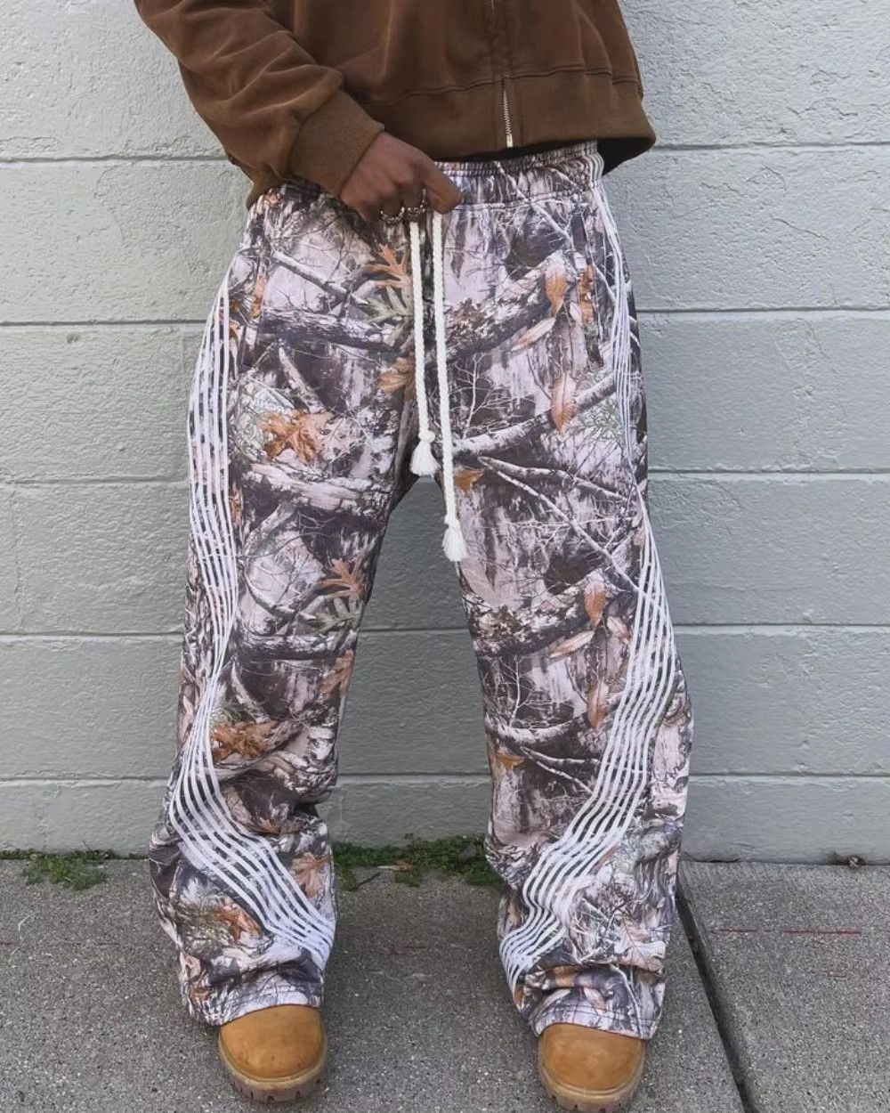 Other Y2K Retro Gothic Hip Hop Camouflage Pattern Loose Size US 31 - 5 Thumbnail