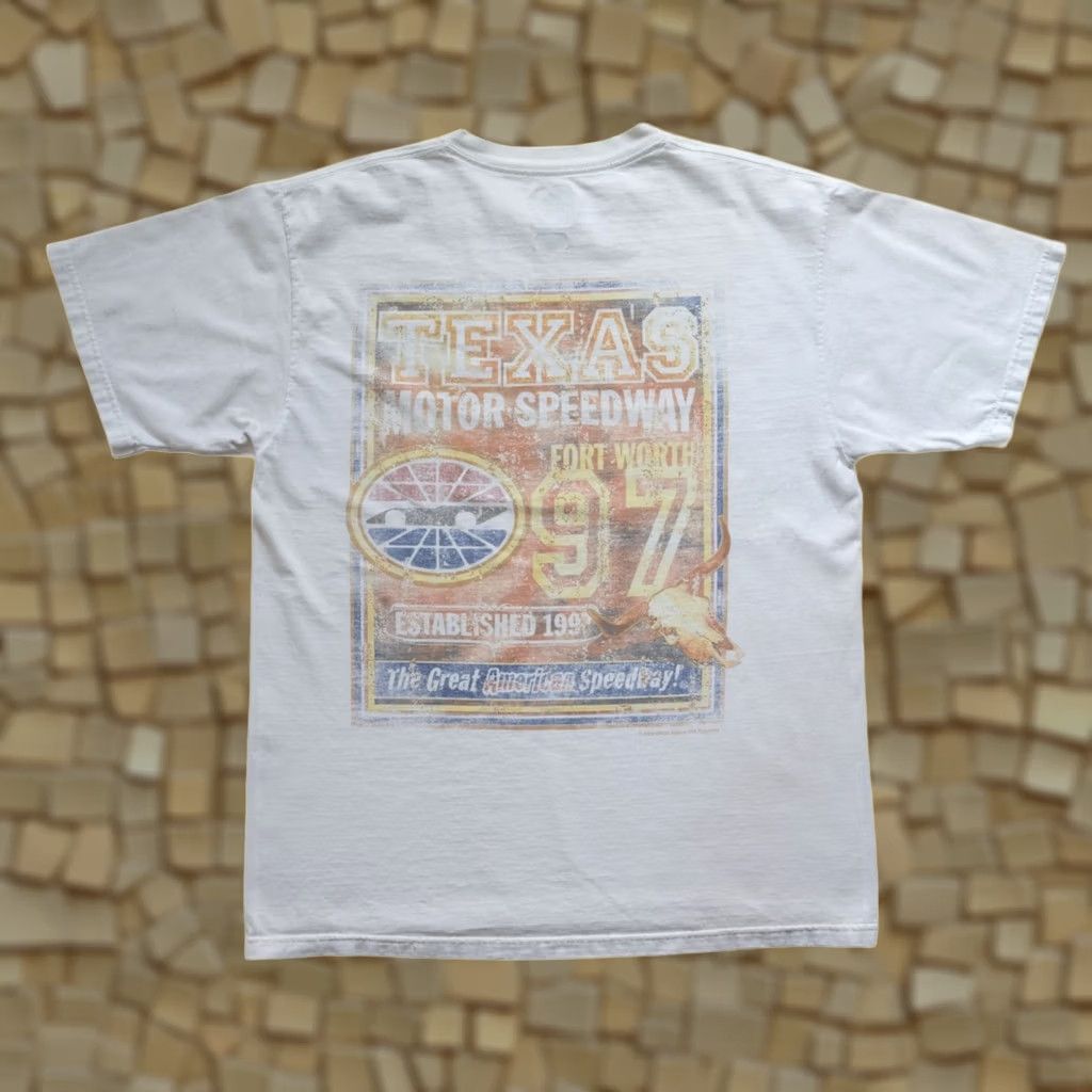 Chase Authentics VINTAGE Chase Authentics NASCAR T-Shirt White 90s Retro Graphic Print Short Sleeve Men L Size Size US L / EU 52-54 / 3 - 1 Thumbnail