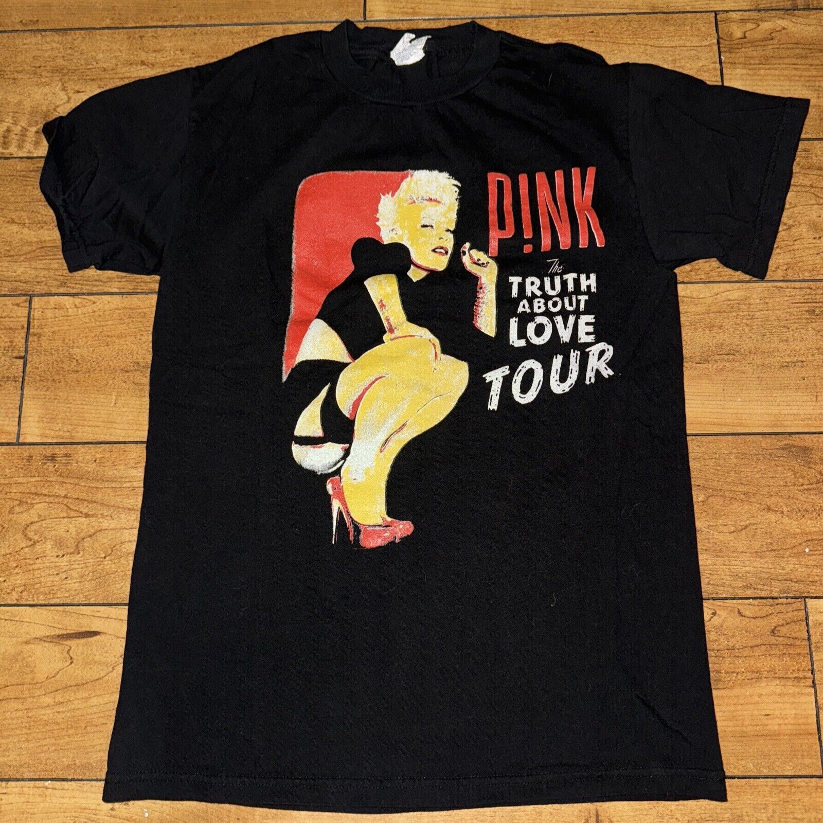 Band Tees × Pink Vintage Y2K P!nk Your T-Shirt Black Small 17x24 Size US S / EU 44-46 / 1 - 1 Thumbnail