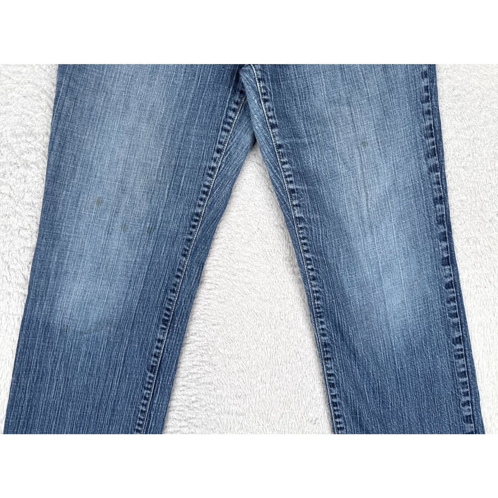 Denime Ross Thomson Jeans Women 32x32 Blue Straight Denim Cotton Medium Wash Casual Size 24" / US 00 / IT 34 - 3 Thumbnail