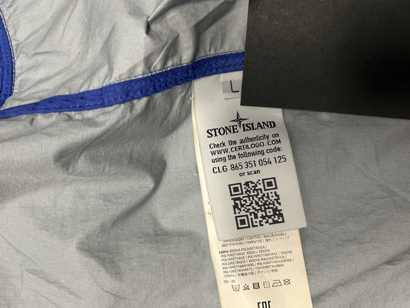 Stone Island Stone Island Membrana 3L TC Zip Hooded Shell Jacket Size US L / EU 52-54 / 3 - 7 Thumbnail