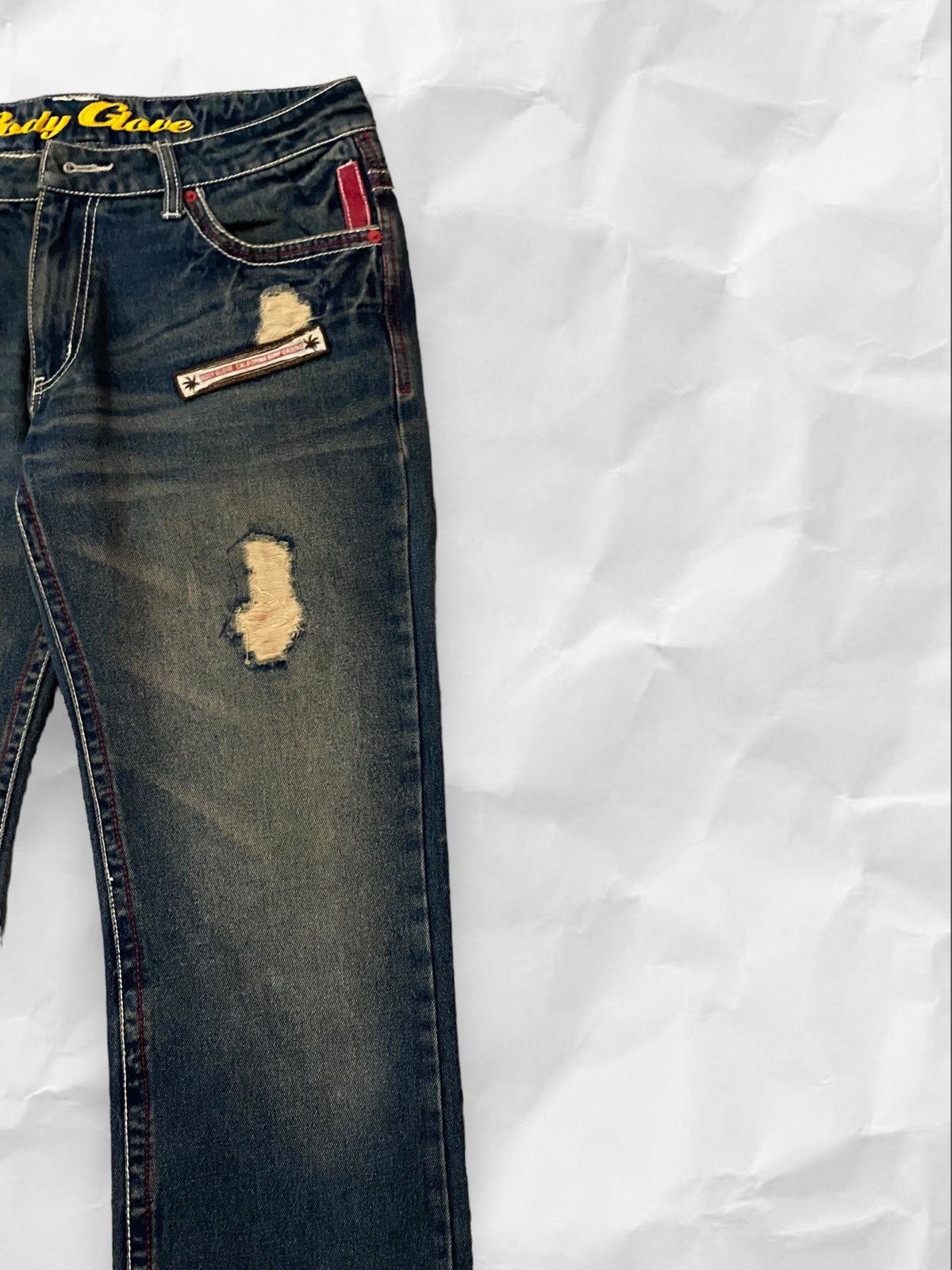 Body Glove Vintage 2010 Body Glove Surf Emberoided Patches Jeans Size US 34 / EU 50 - 5 Thumbnail