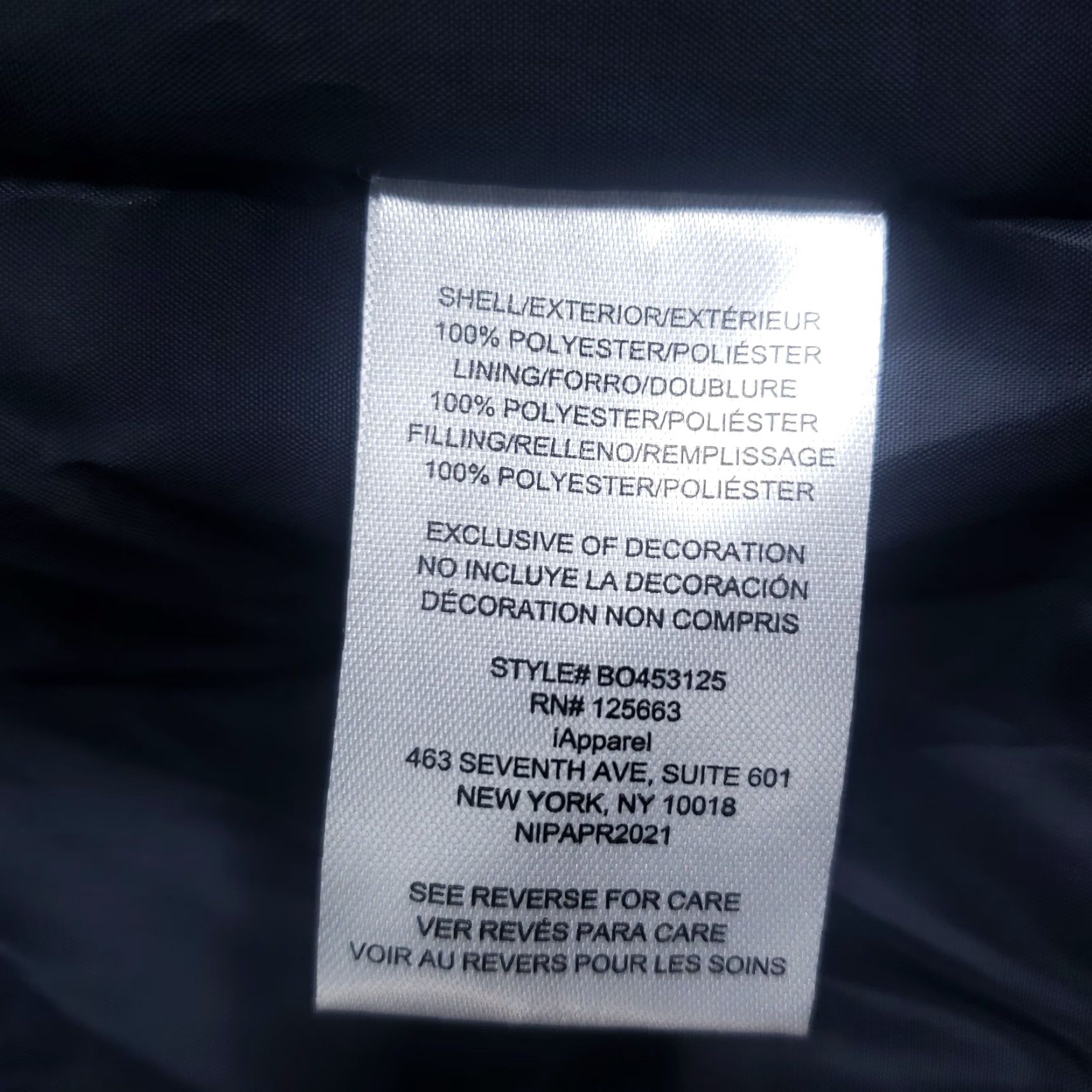 Vintage Bass Creek Outfitters Mens Puffer Jacket Medium Black Extra Large XL Full Zip Size US M / EU 48-50 / 2 - 7 Thumbnail