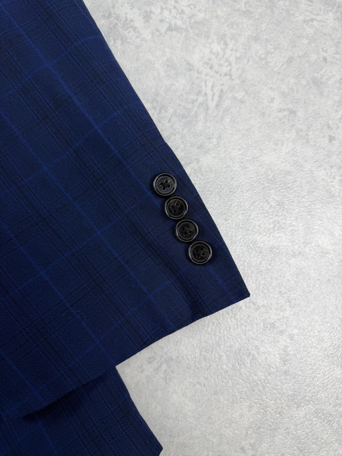 Ralph Lauren Ralph Lauren Blue Check Wool Blazer 48R Mens Sport Coat Size 48R - 5 Thumbnail