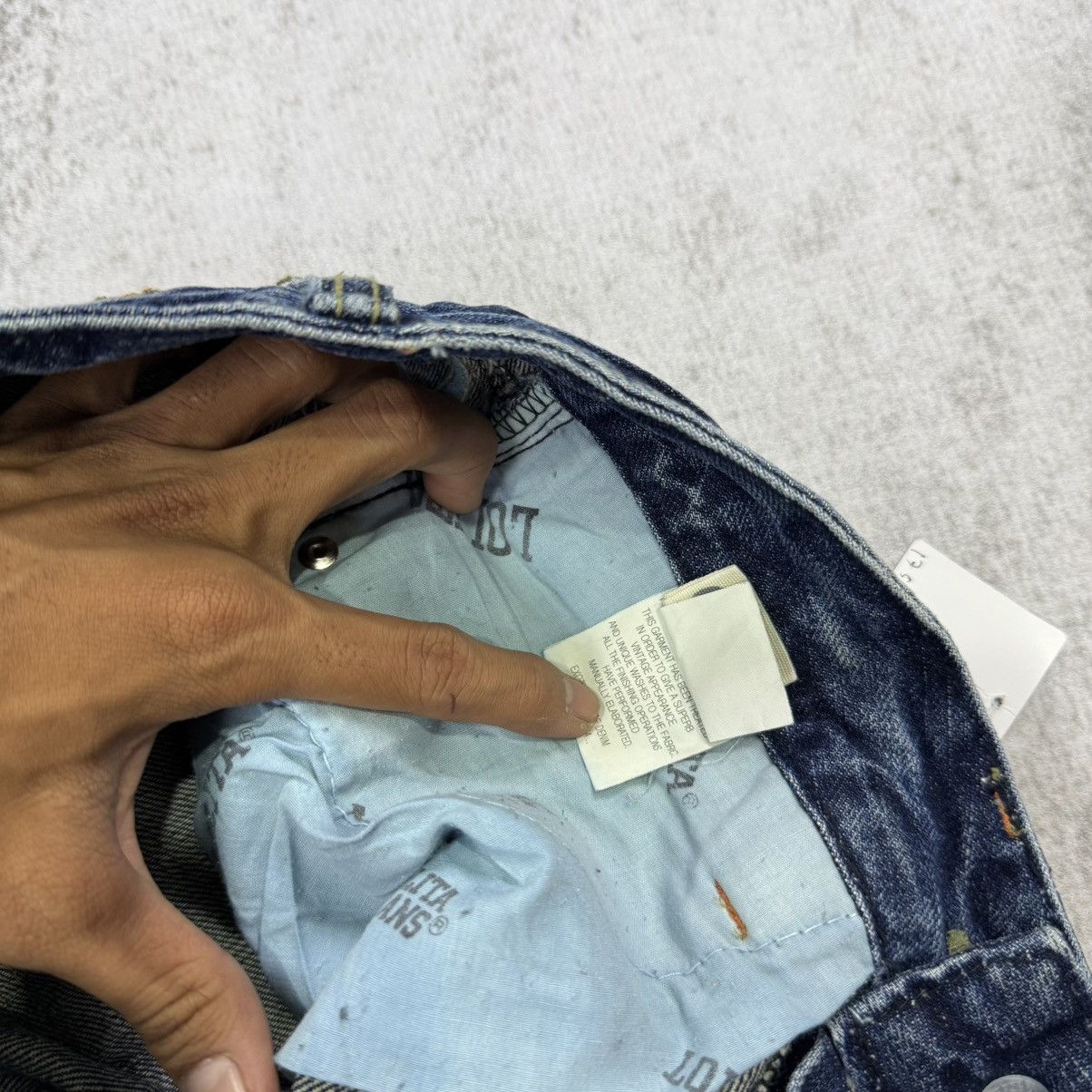 Japanese Brand Y2K yoshitomo nara lolita washed distressed flared jeans Size 32" / US 10 / IT 46 - 9 Thumbnail