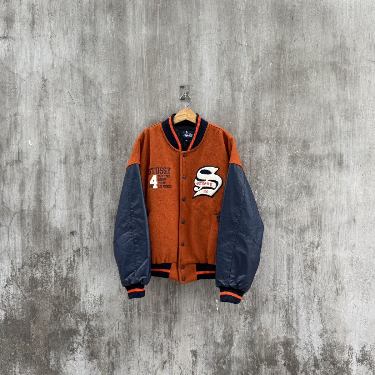 Stussy Varsity Big4 Stussy Vintagae Size US XXL / EU 58 / 5 - 2 Thumbnail